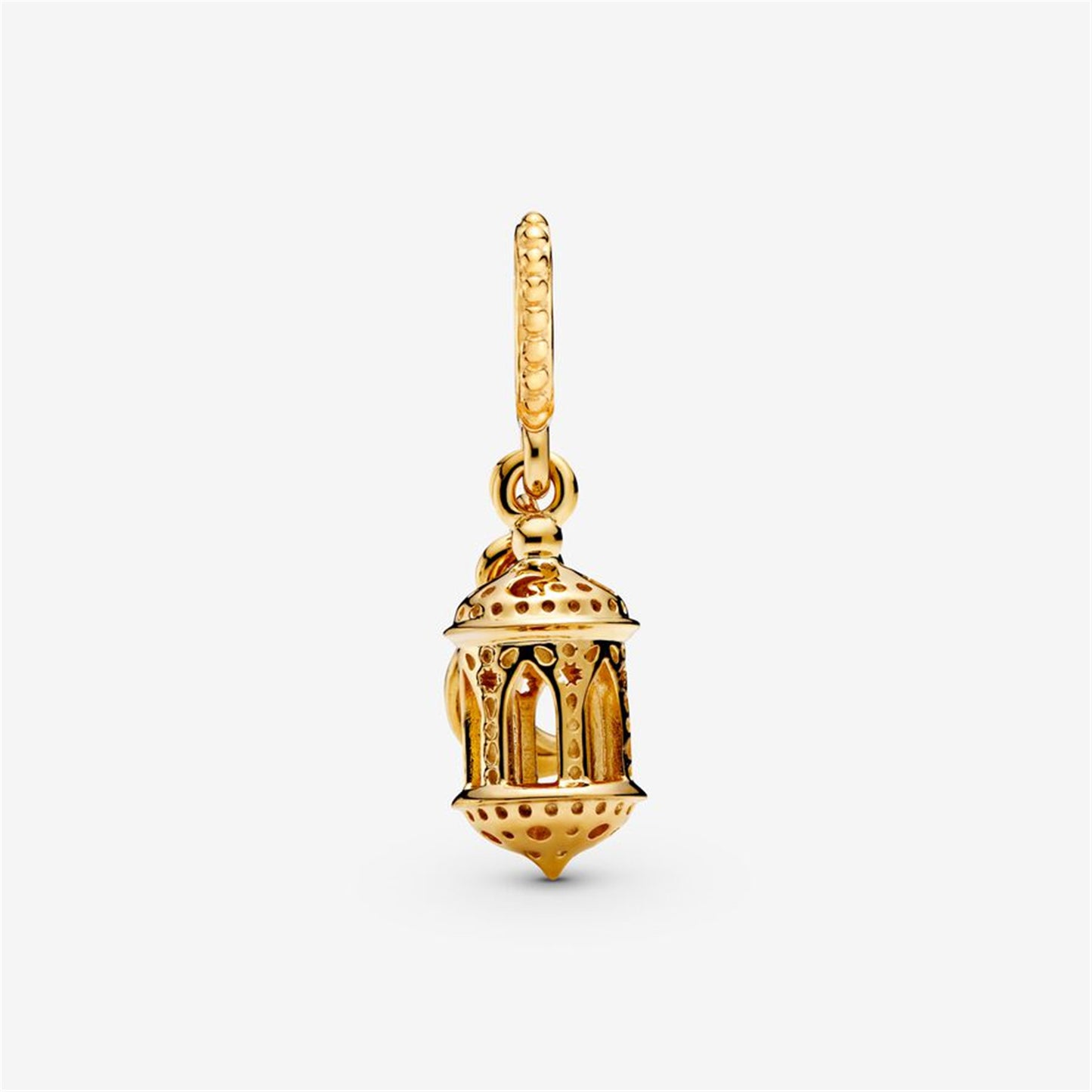 S925 Sterling Silver Arabian Lantern Dangle Charm