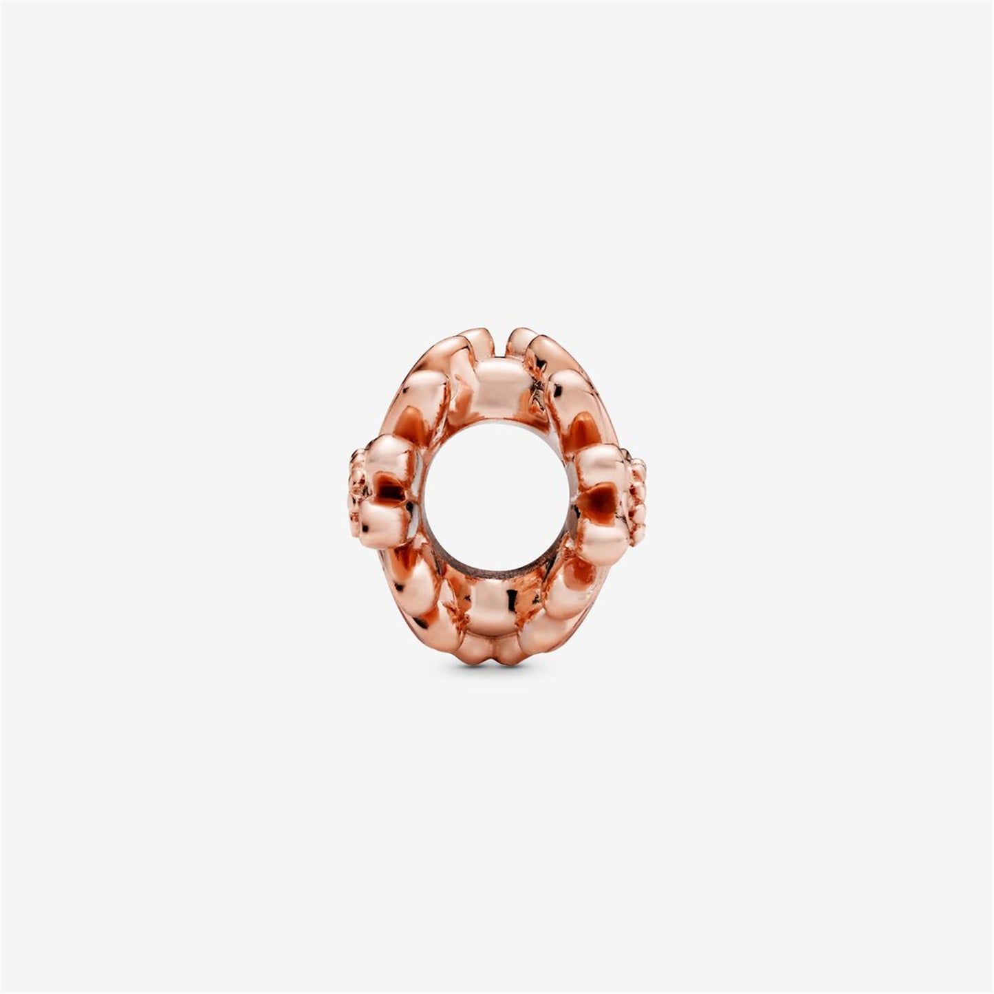 S925 Sterling Silver Pink Daisy Flower Charm