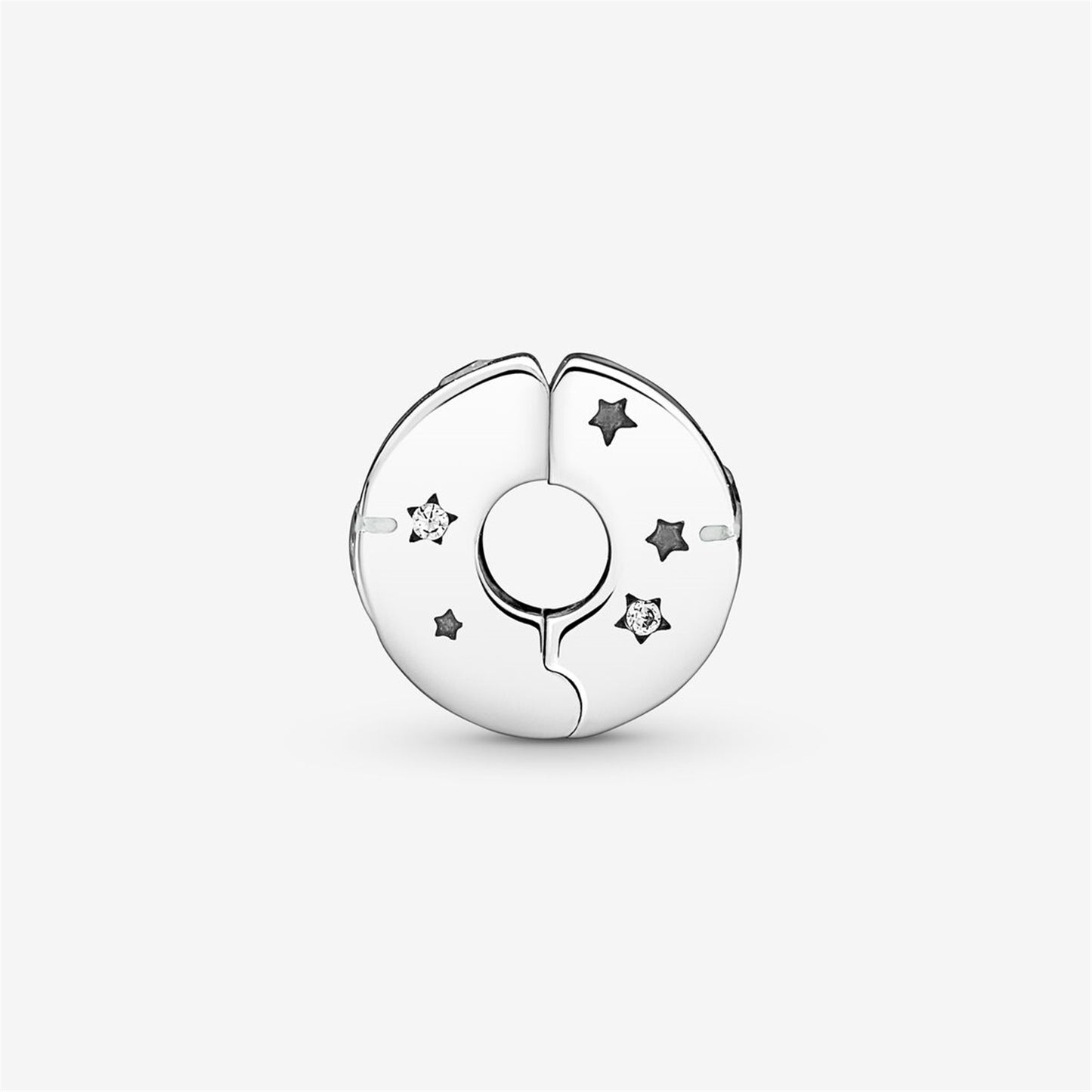 S925 sterling silver Stars & Galaxy Clip Charm