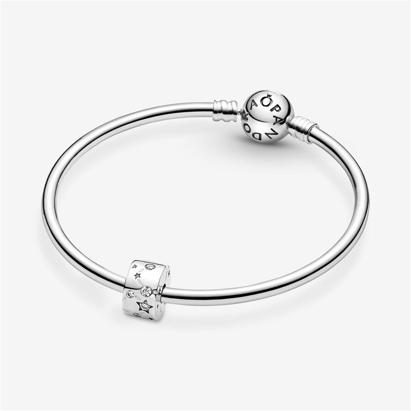 S925 sterling silver Stars & Galaxy Clip Charm