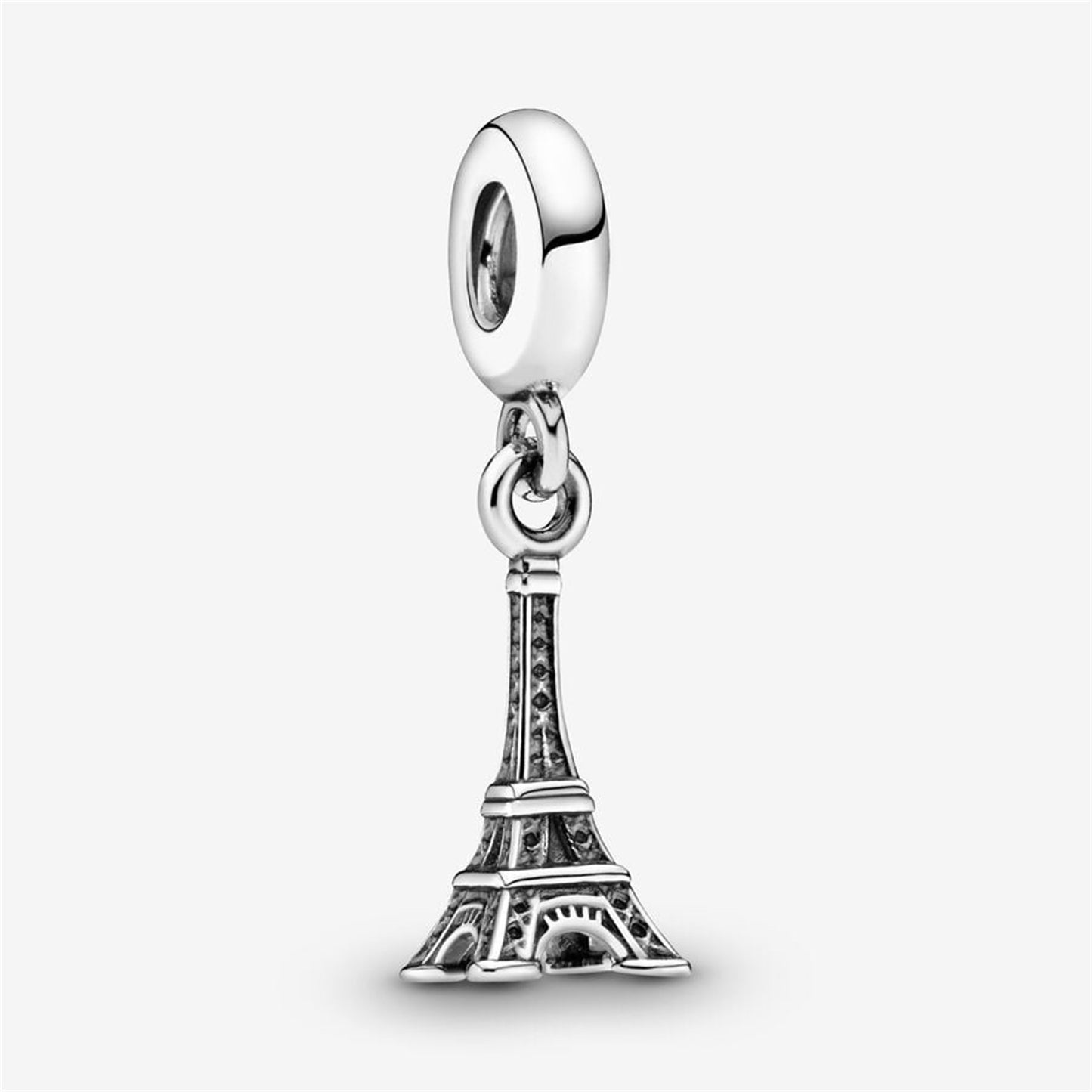 S925 Sterling Silver Paris Eiffel Tower Dangle Charm