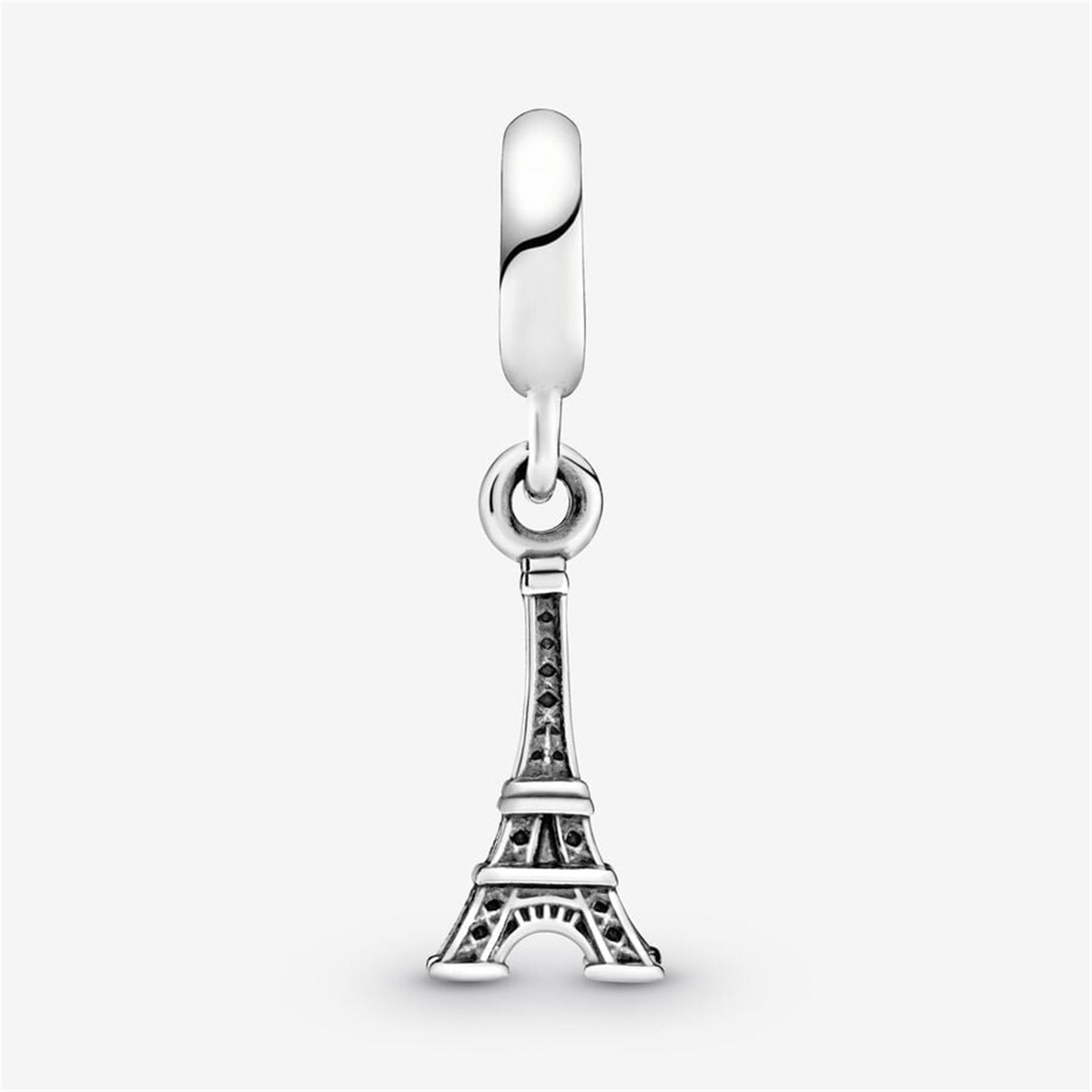S925 Sterling Silver Paris Eiffel Tower Dangle Charm