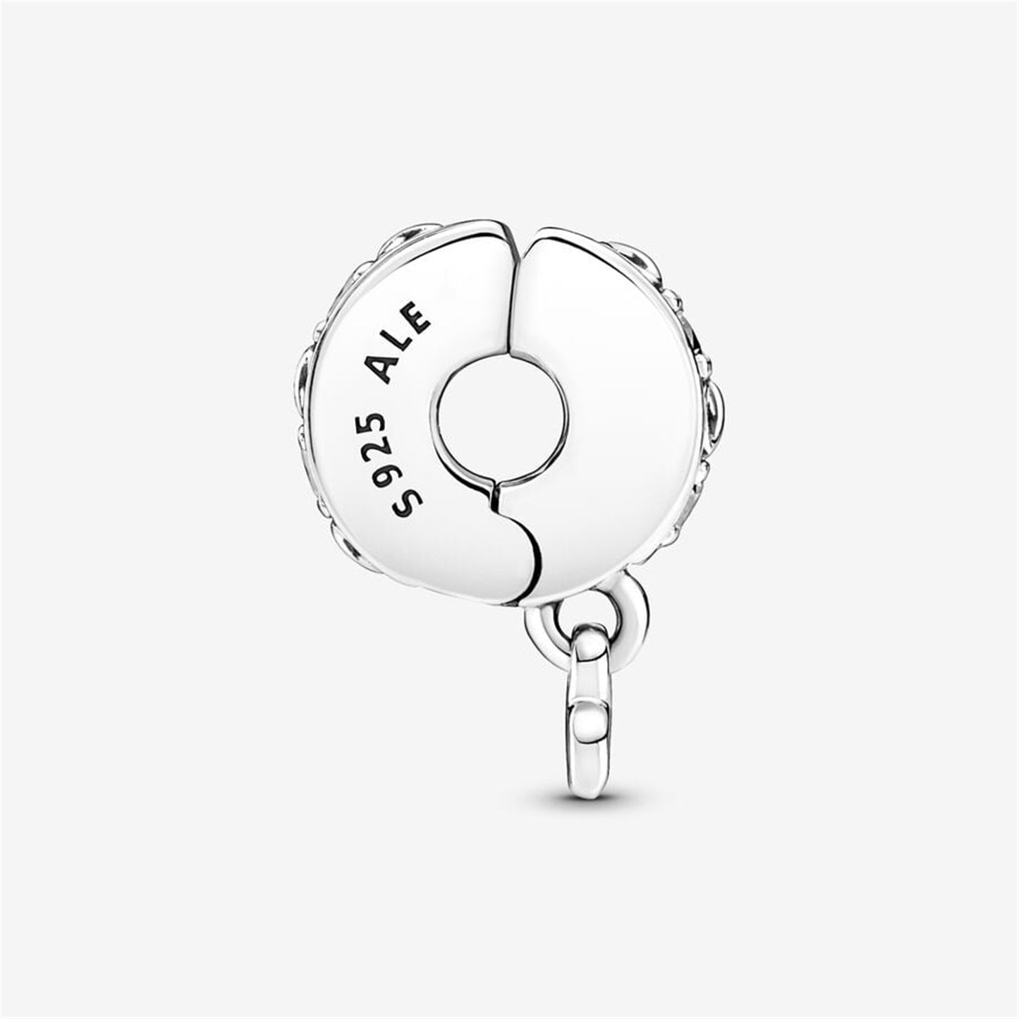 S925 sterling silver Family Always Pavé Clip Charm