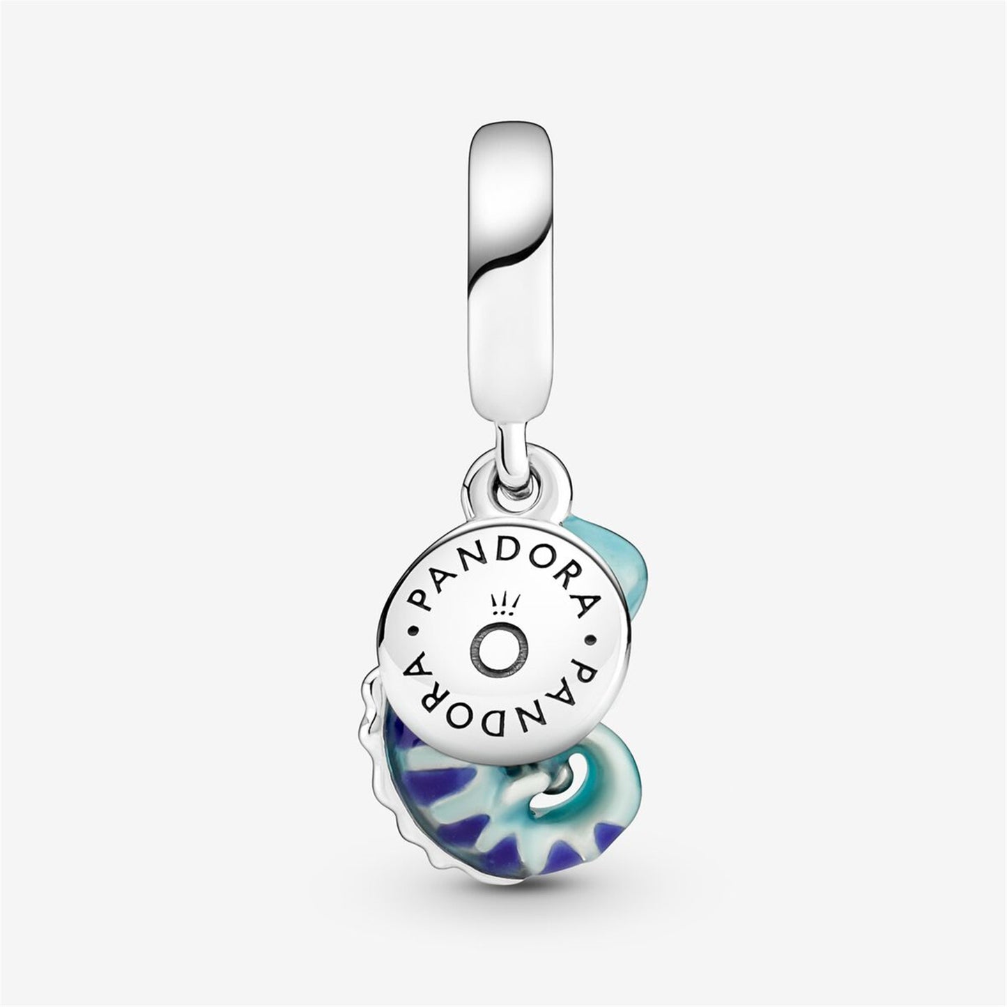 S925 Sterling Silver Color-changing Chameleon Dangle Charm
