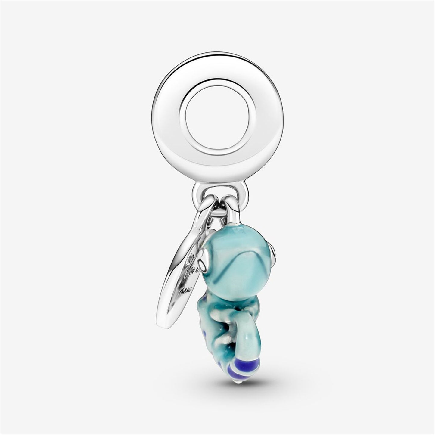 S925 Sterling Silver Color-changing Chameleon Dangle Charm