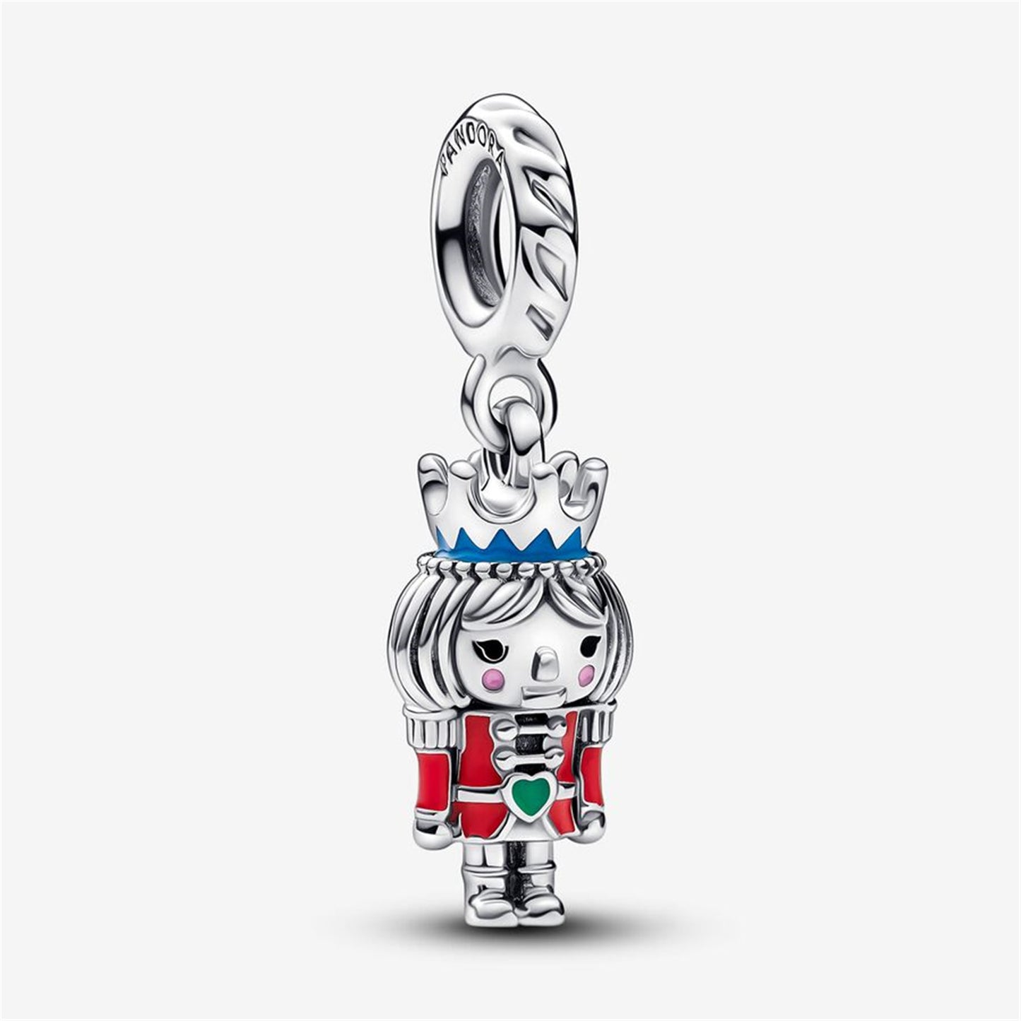 S925 Sterling Silver Festive Nutcracker 2022 Dangle Charm