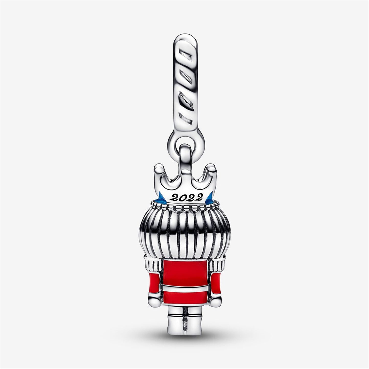 S925 Sterling Silver Festive Nutcracker 2022 Dangle Charm