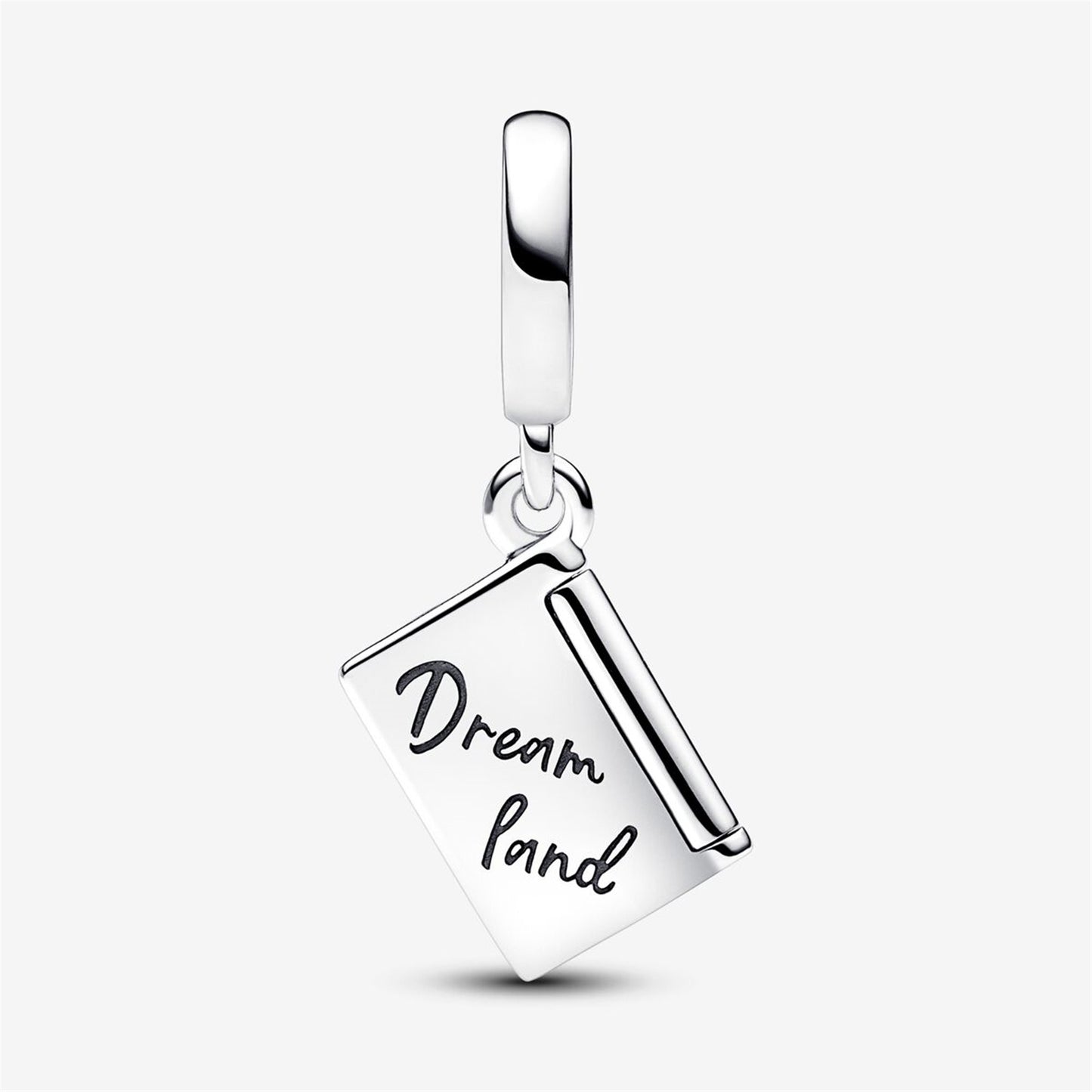 S925 sterling silver Openable Passport Dangle Charm