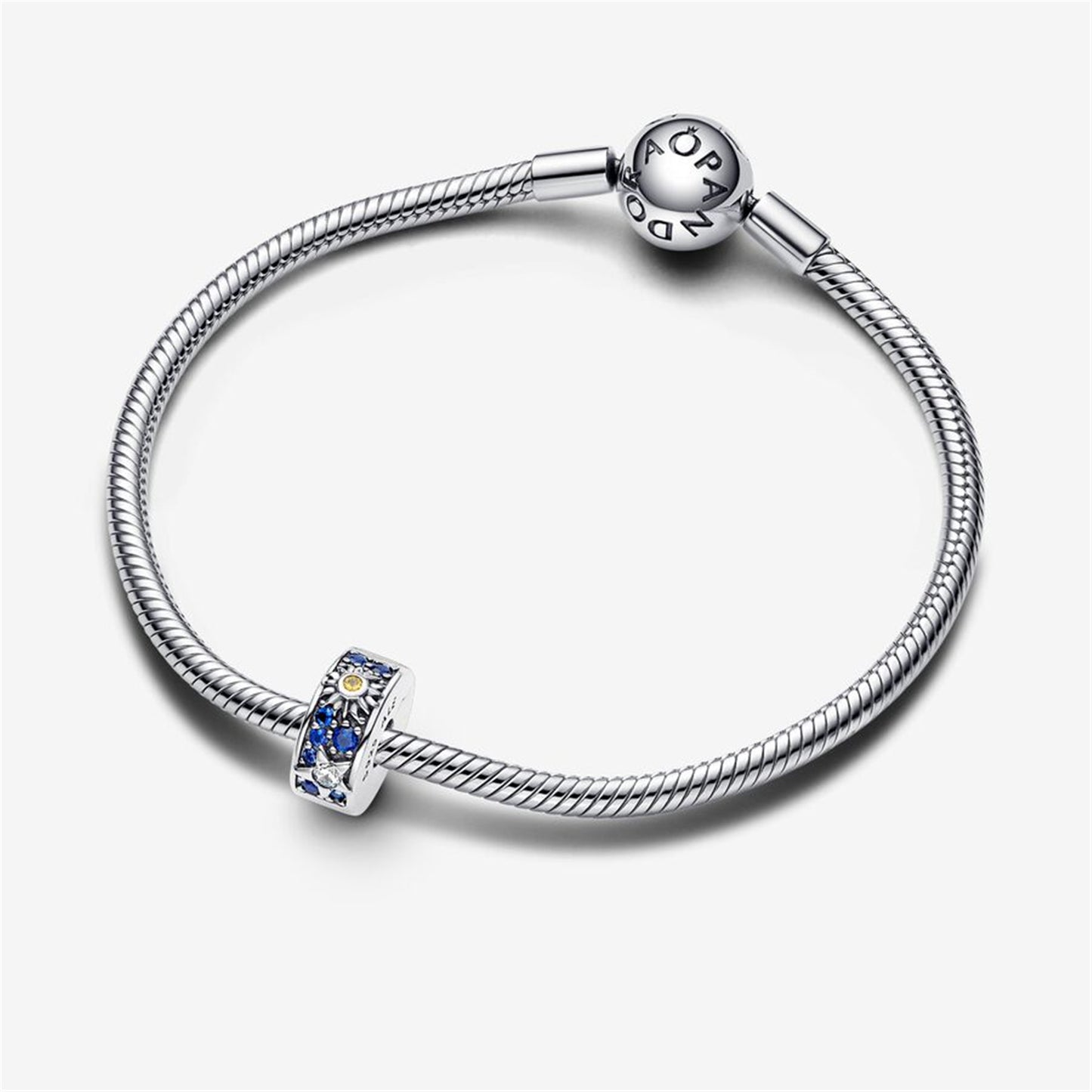 S925 sterling silver Celestial Sun, Star & Moon Clip Charm