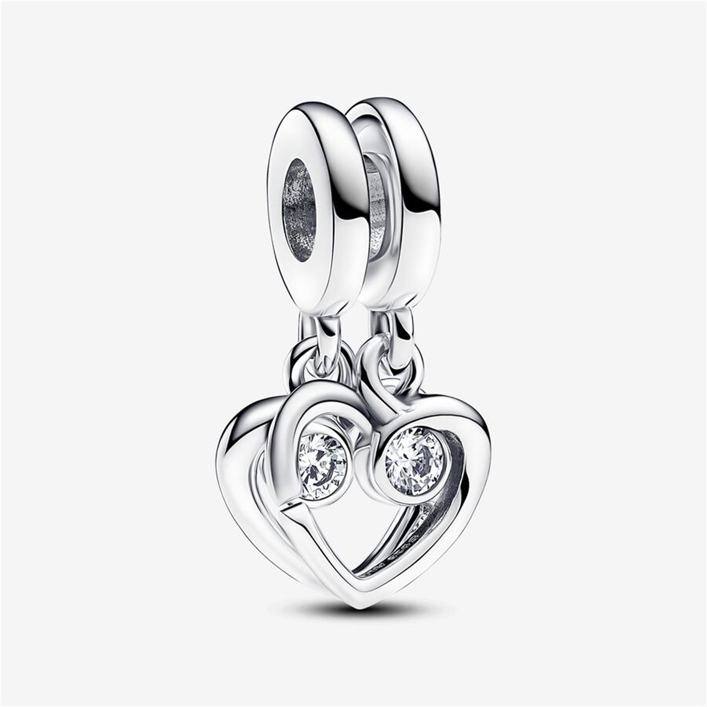 S925 Sterling Silver Forever & Always Splittable Dangle Charm