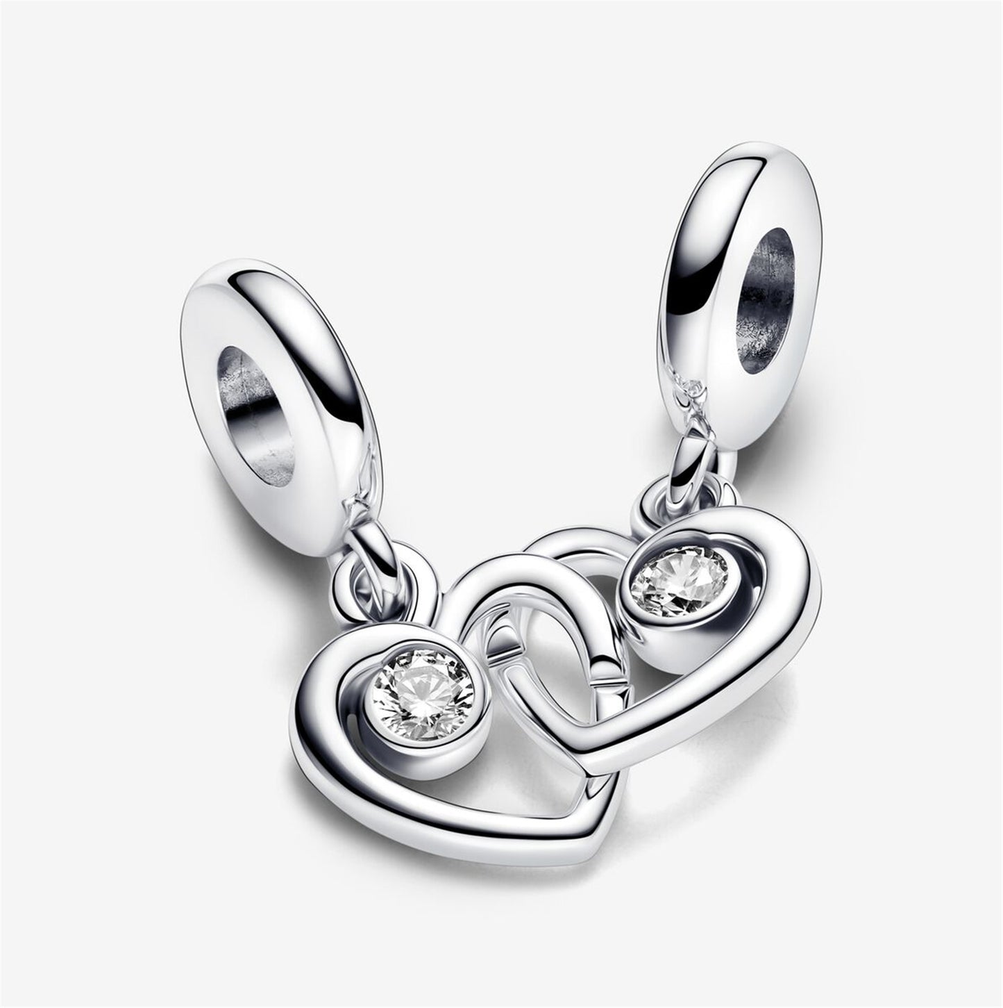 S925 Sterling Silver Forever & Always Splittable Dangle Charm