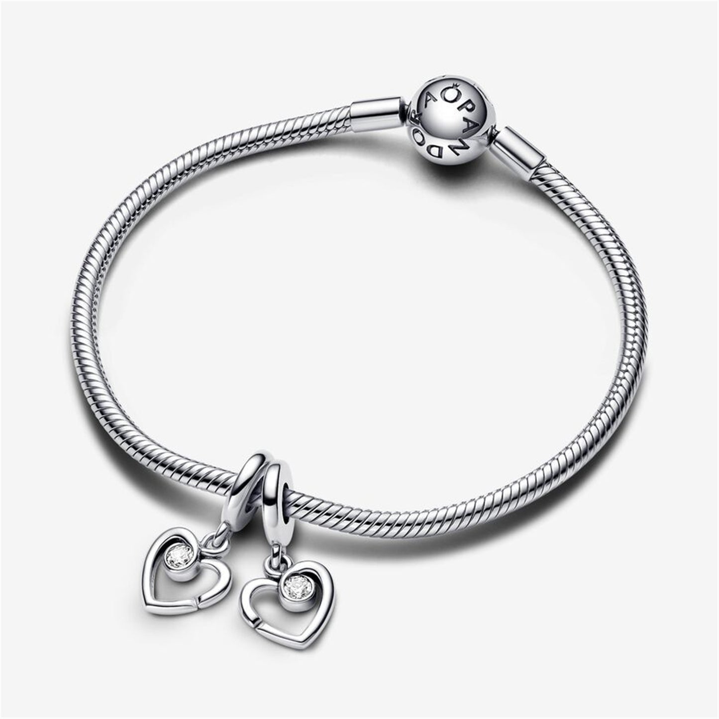 S925 Sterling Silver Forever & Always Splittable Dangle Charm