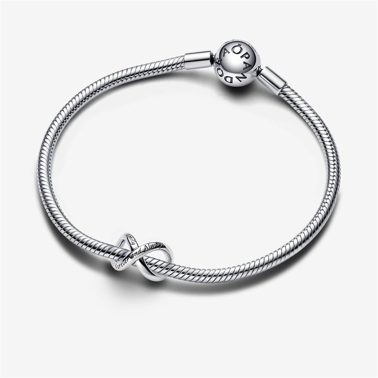 S925 Sterling Silver Forever & Always Infinity Charm