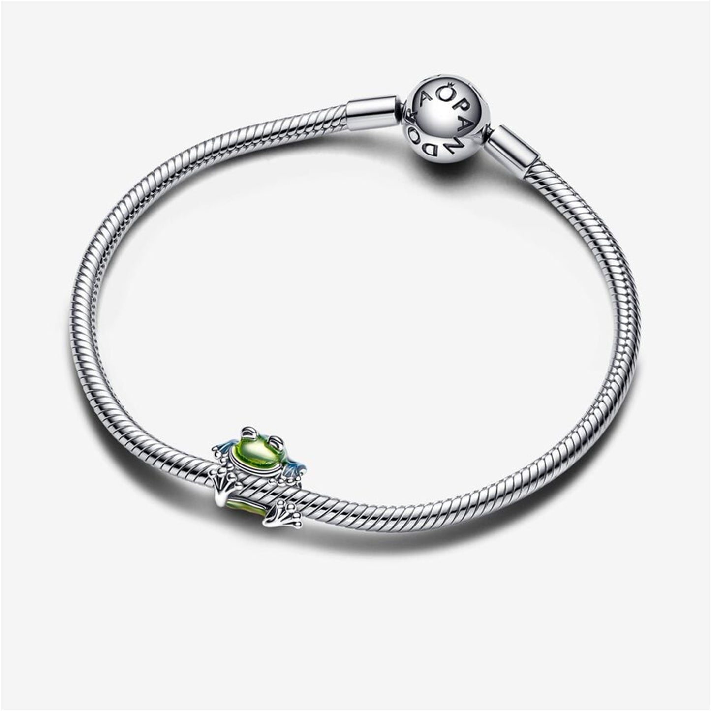 S925 sterling silver Climbing Frog Charm