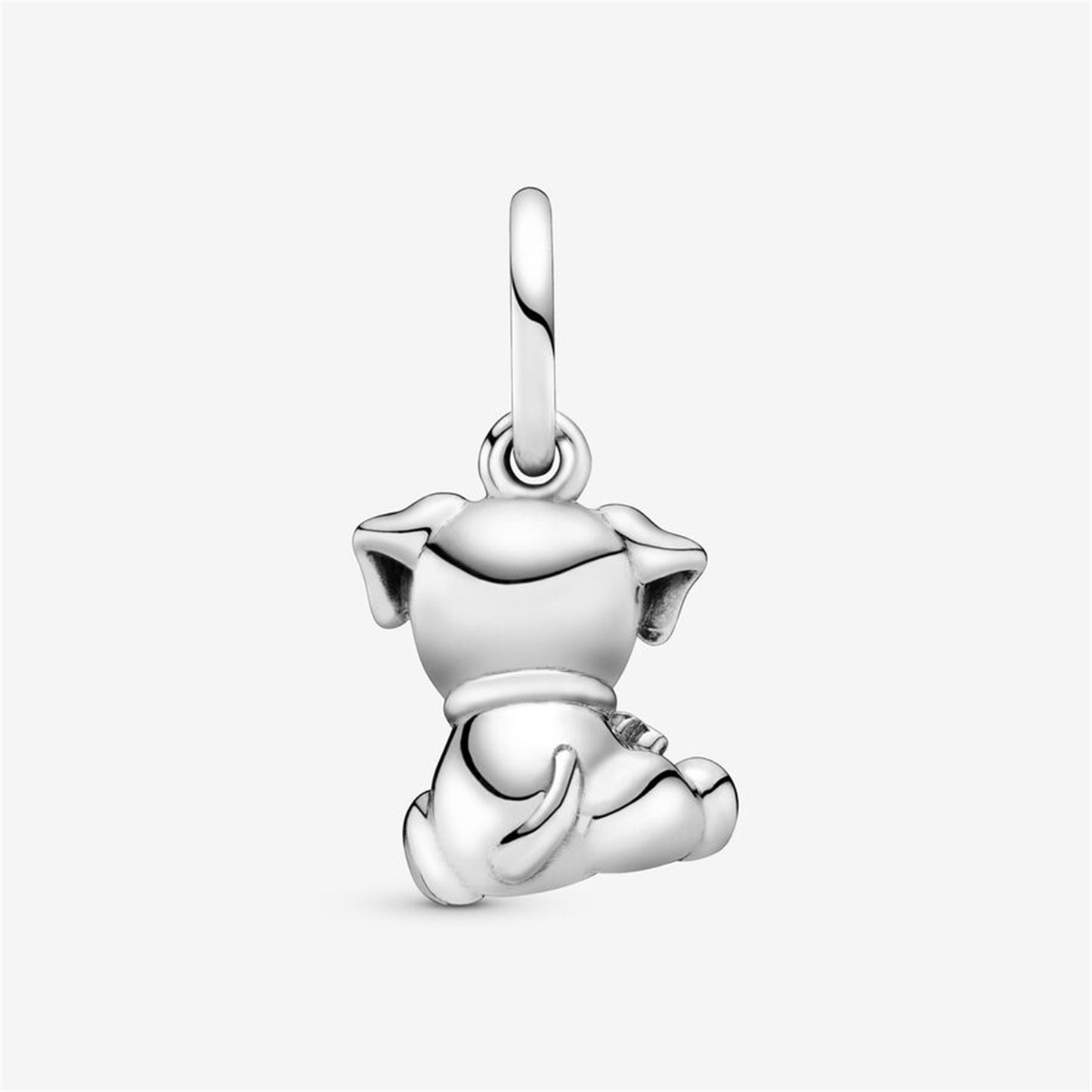 S925 Sterling Silver Labrador Puppy Dog Dangle Charm