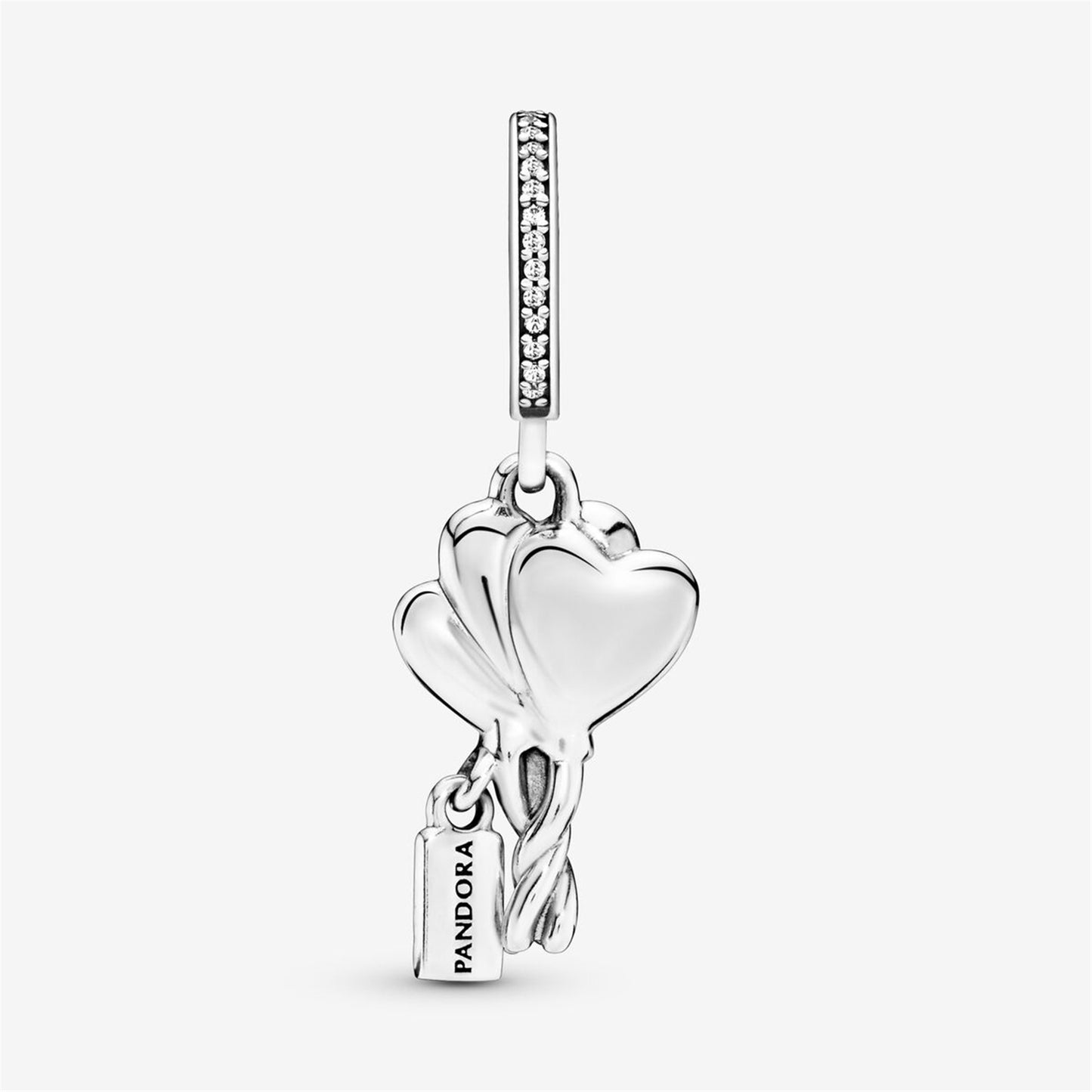 S925 Sterling Silver Happy Bday Balloon Dangle Charm