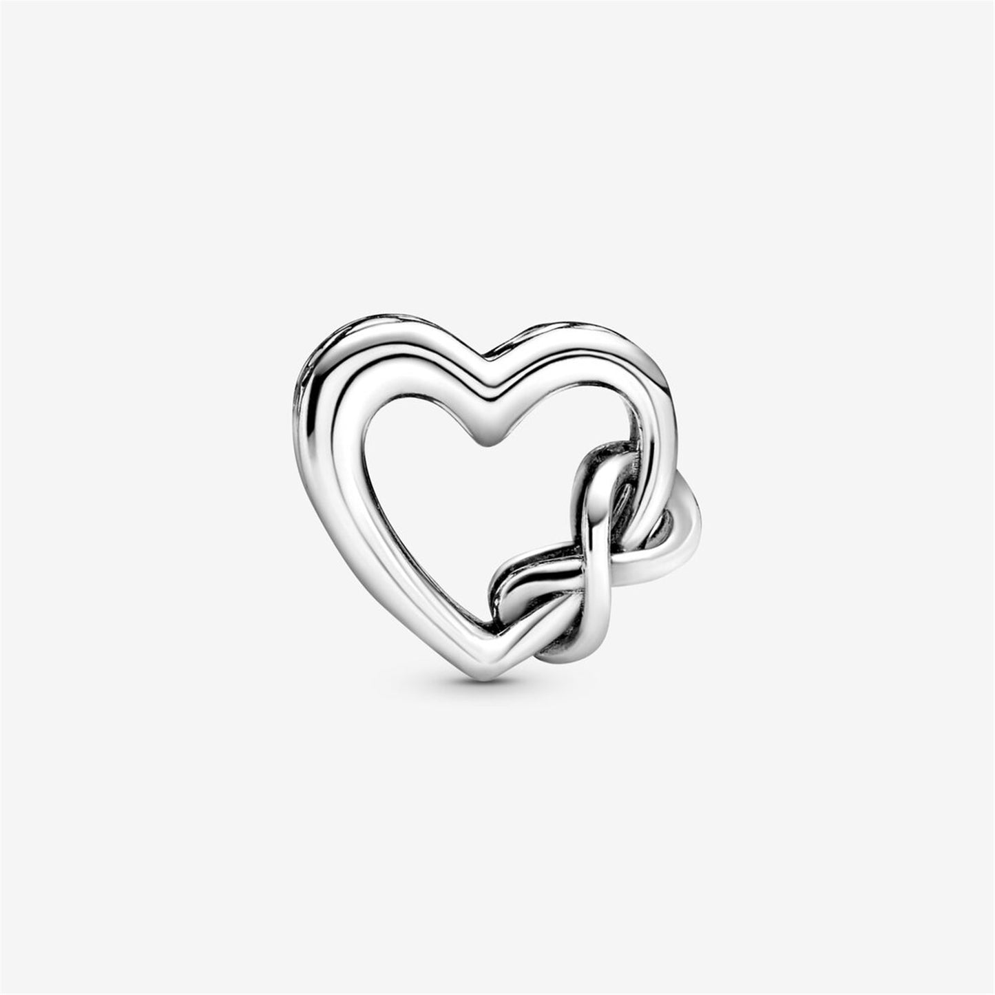 S925 sterling silver Love You Mom Infinity Heart Charm