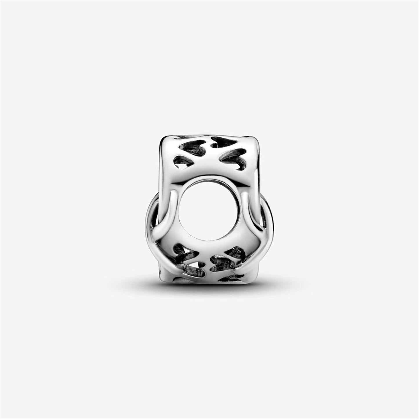 S925 sterling silver Love You Mom Infinity Heart Charm