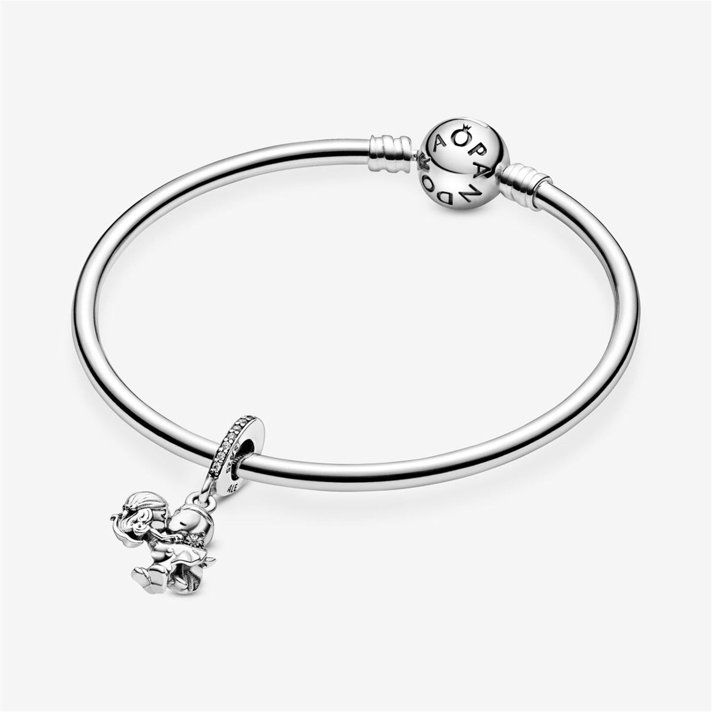 S925 Sterling Silver Married Couple Dangle Charm