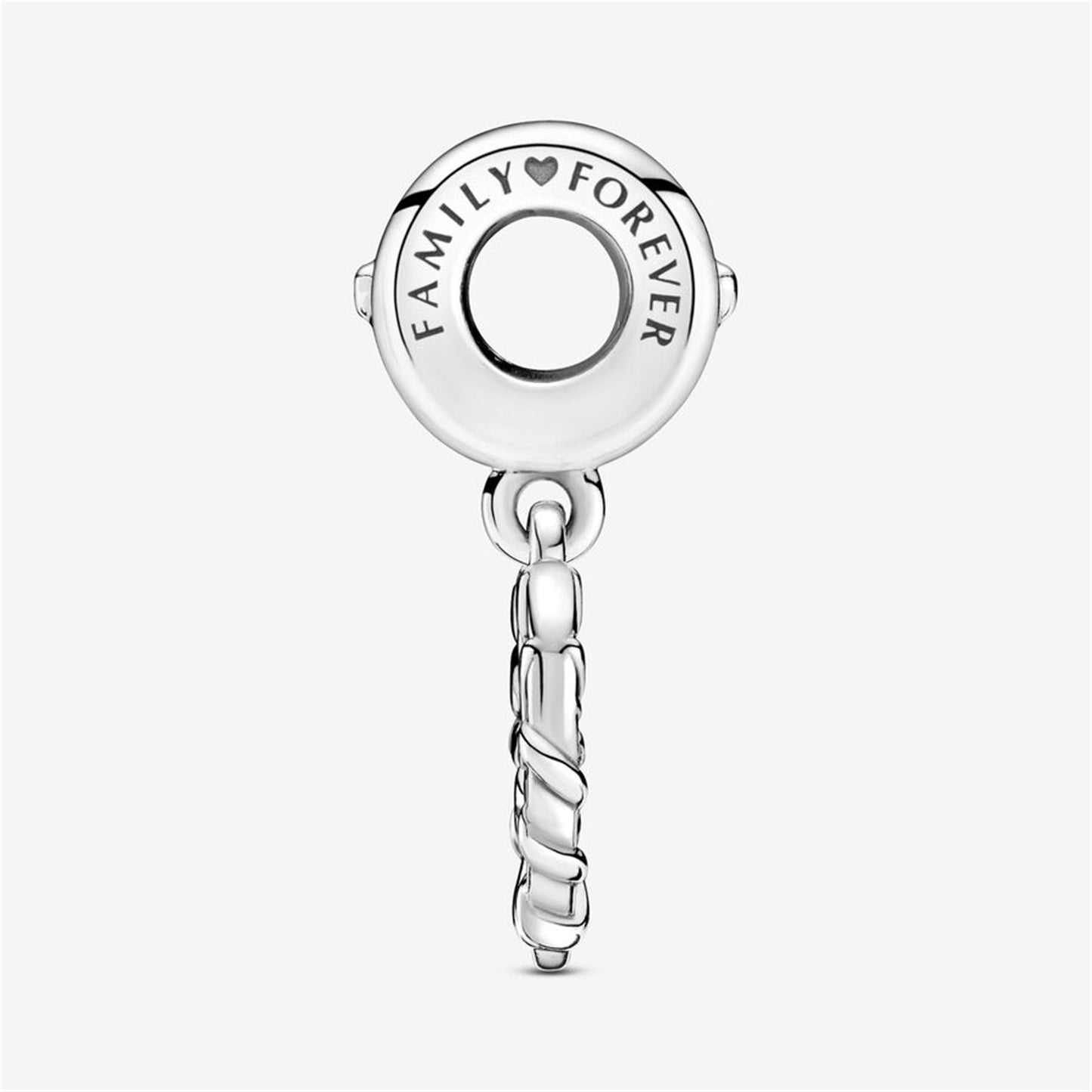 S925 Sterling Silver Heart Family Tree Dangle Charm