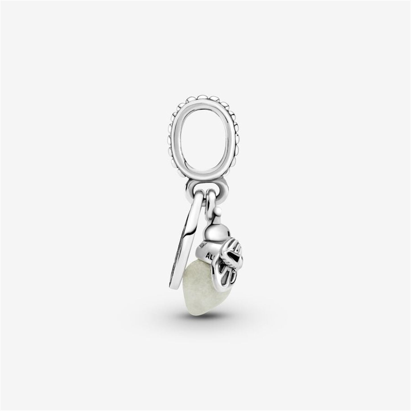 S925 sterling silver Glow-in-the-dark Firefly Dangle Charm