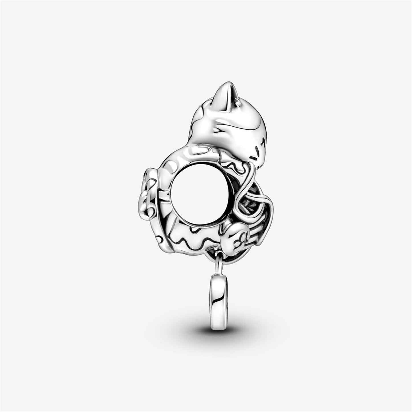 S925 Sterling Silver Kitten & Yarn Ball Charm