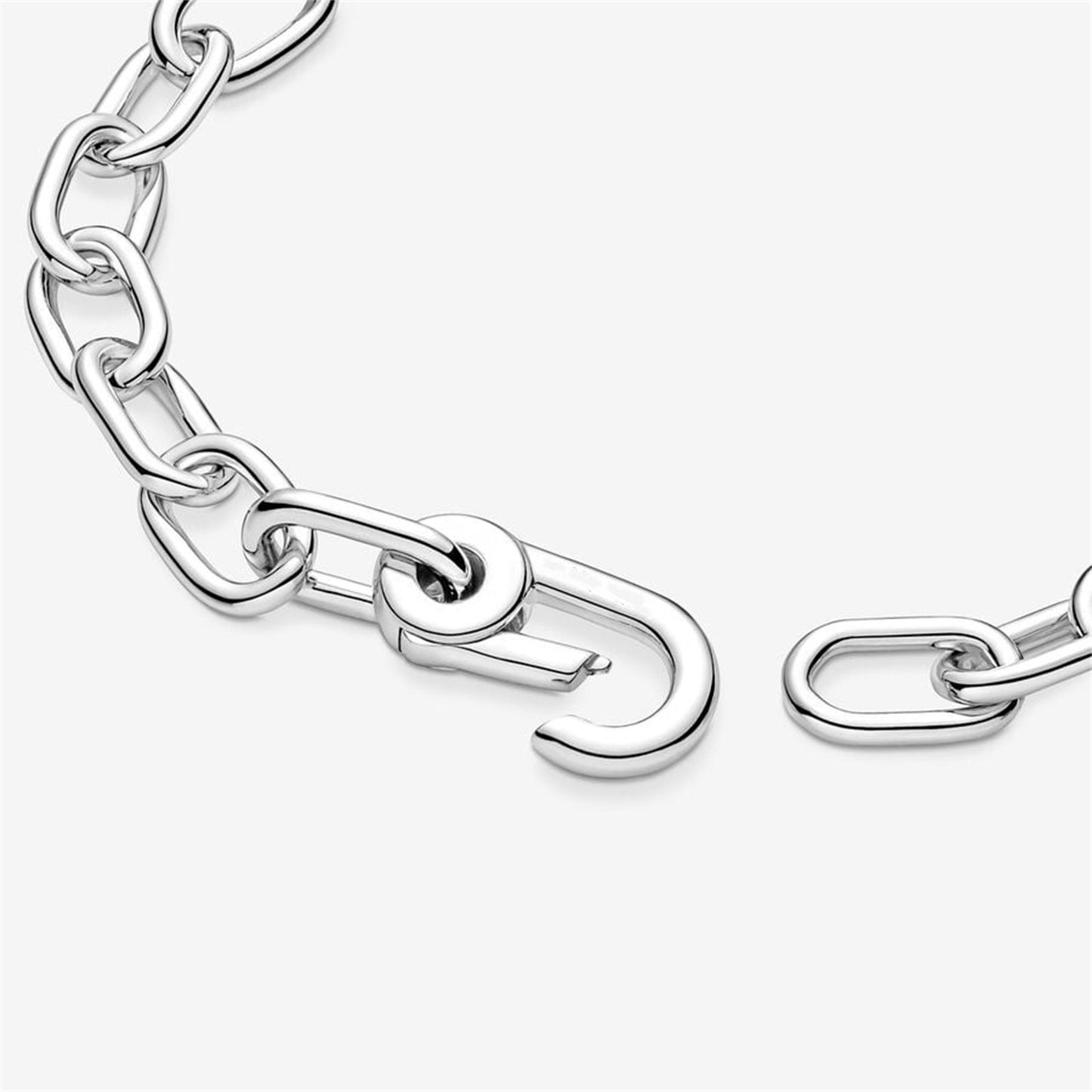 S925 Sterling Silver ME Small-Link Chain Bracelet