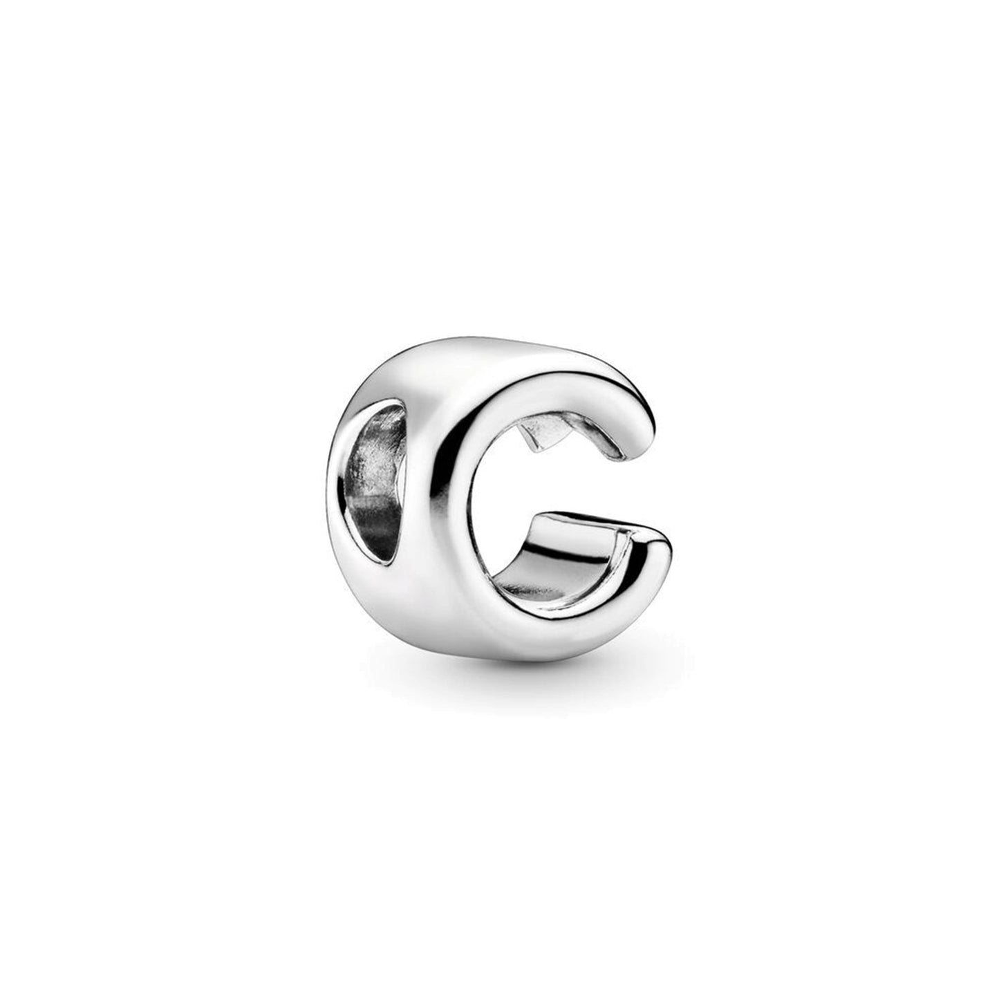 925 Silver Letters Bead 26 English Letters Charm
