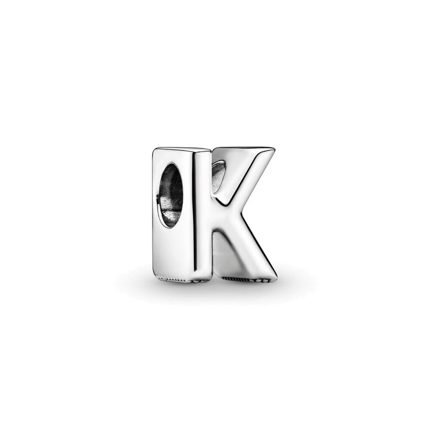 925 Silver Letters Bead 26 English Letters Charm