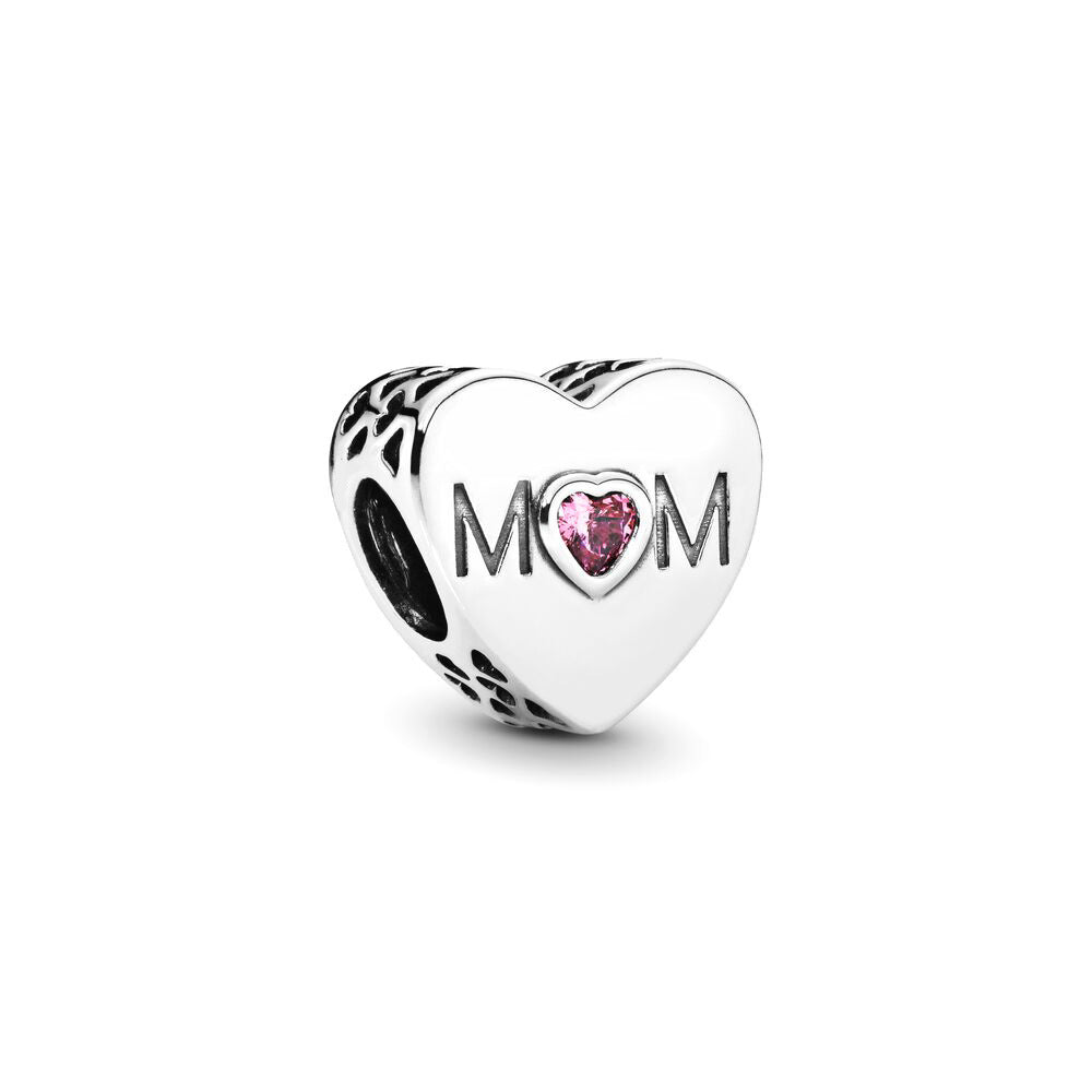 Family Expresses Love Mother Daughter Heart Charms