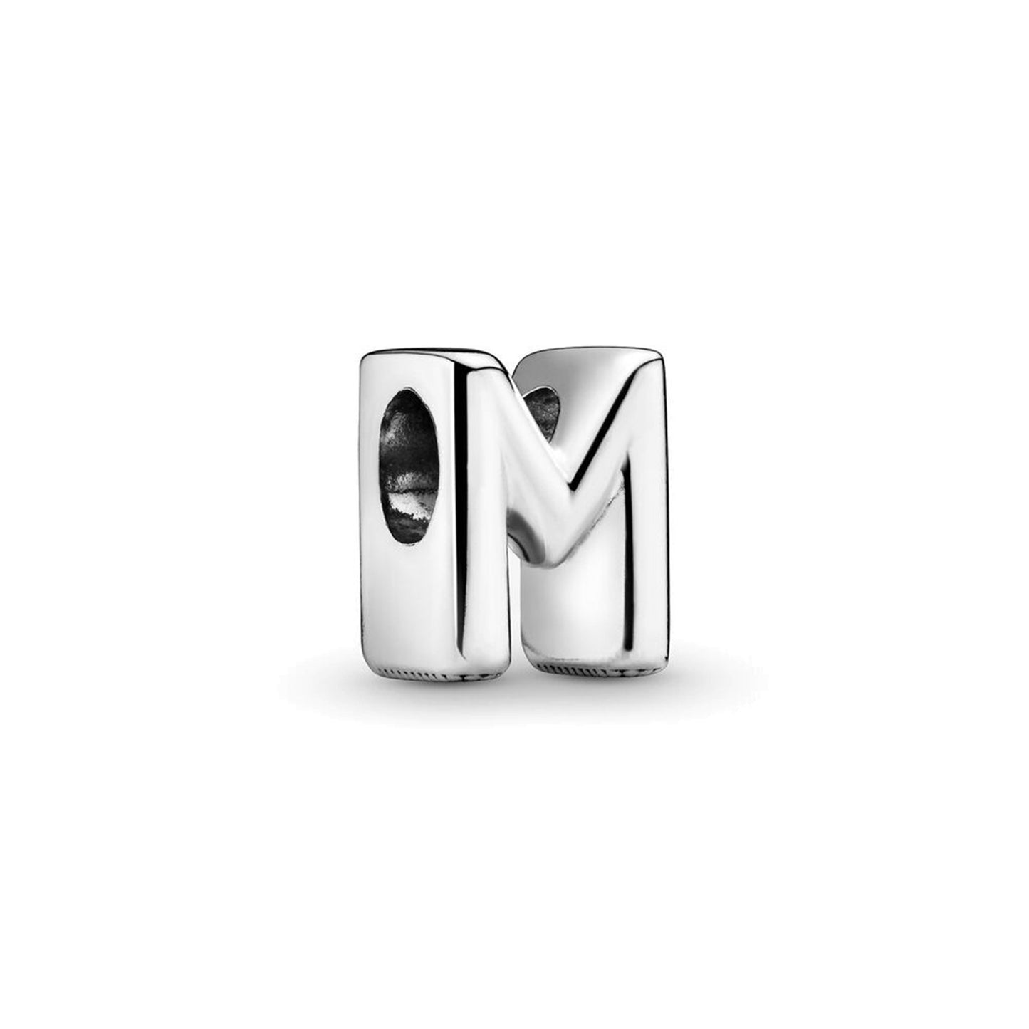 925 Silver Letters Bead 26 English Letters Charm