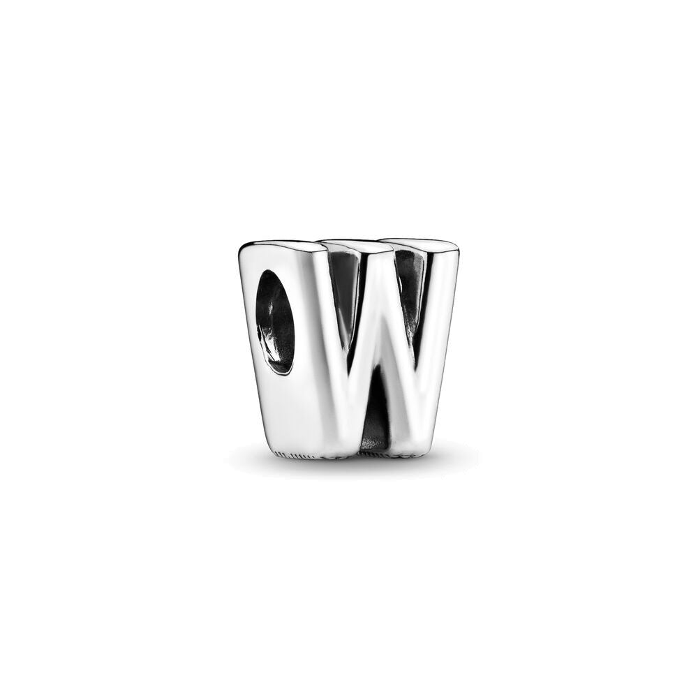 925 Silver Letters Bead 26 English Letters Charm