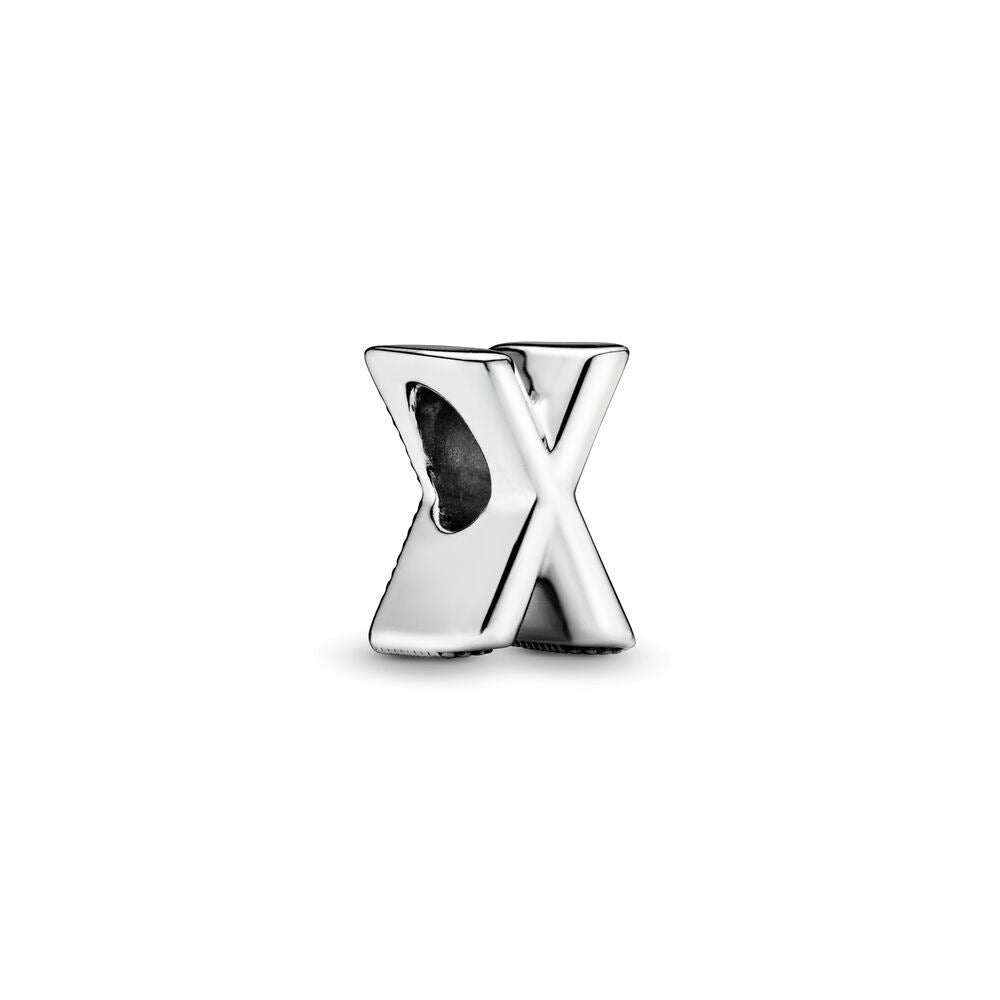 925 Silver Letters Bead 26 English Letters Charm