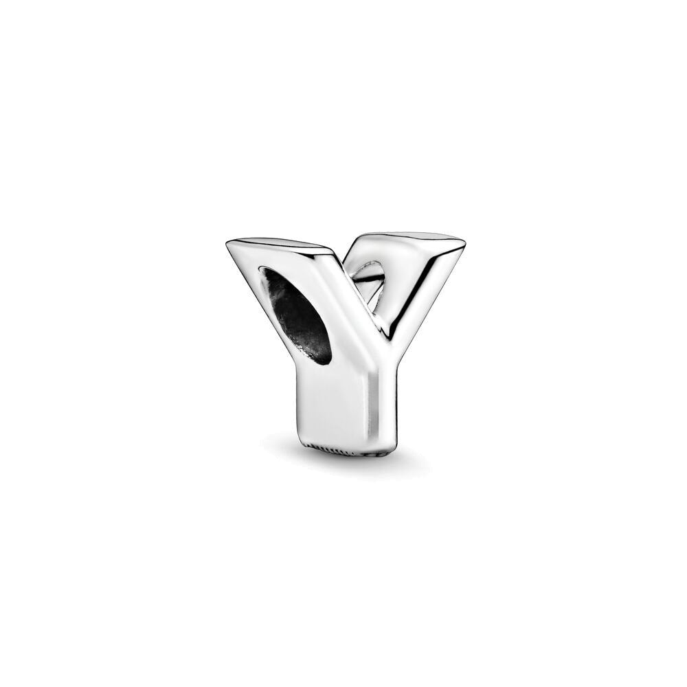 925 Silver Letters Bead 26 English Letters Charm