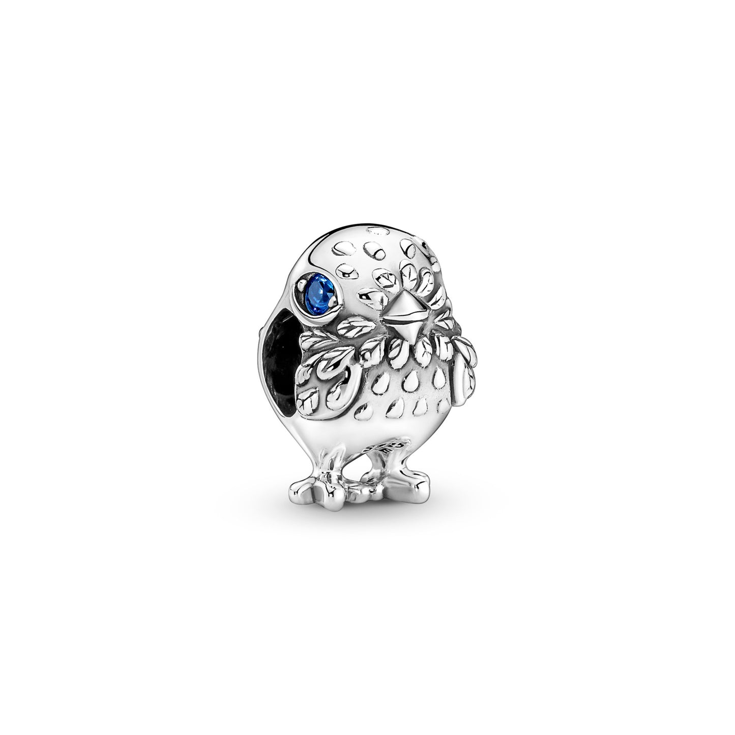 S925 Sterling Silver Animal Lion Owl Beaded Series Charm
