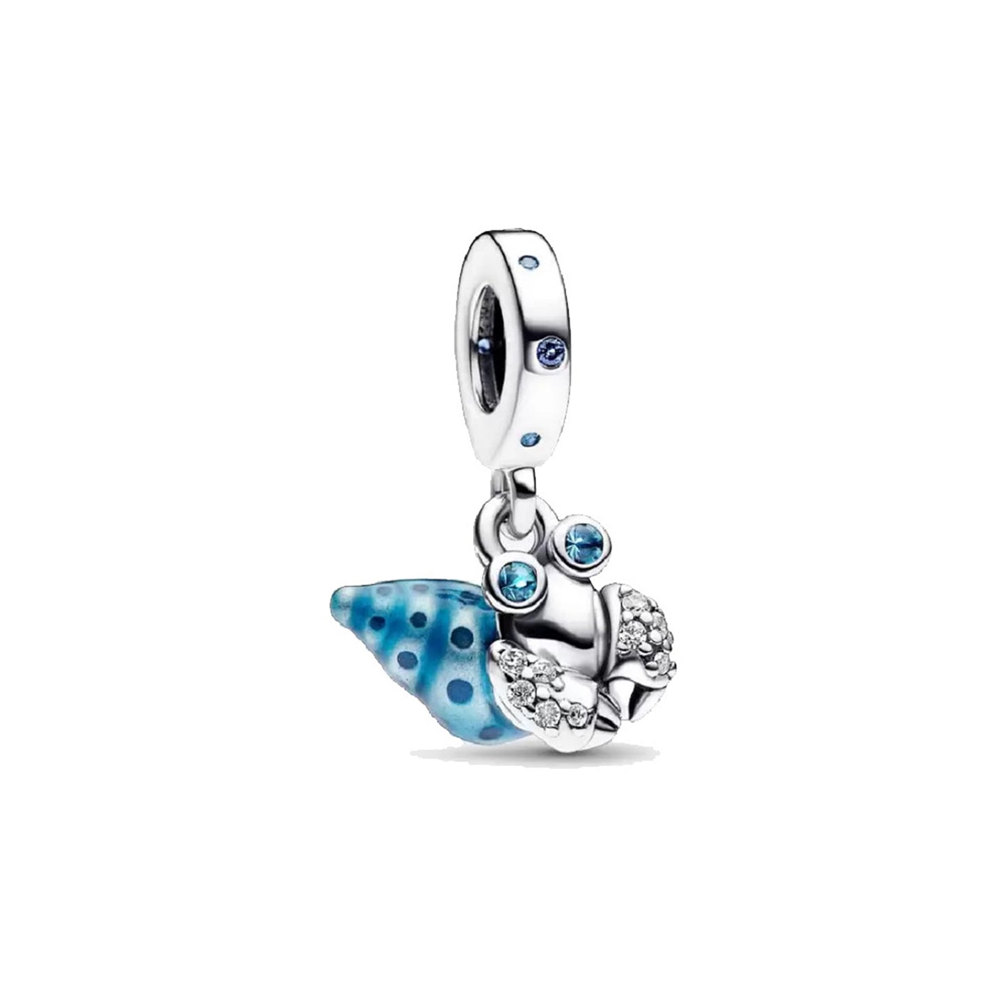 S925 Sterling Silver Marine Animal Mermaid Pendant Series Charm