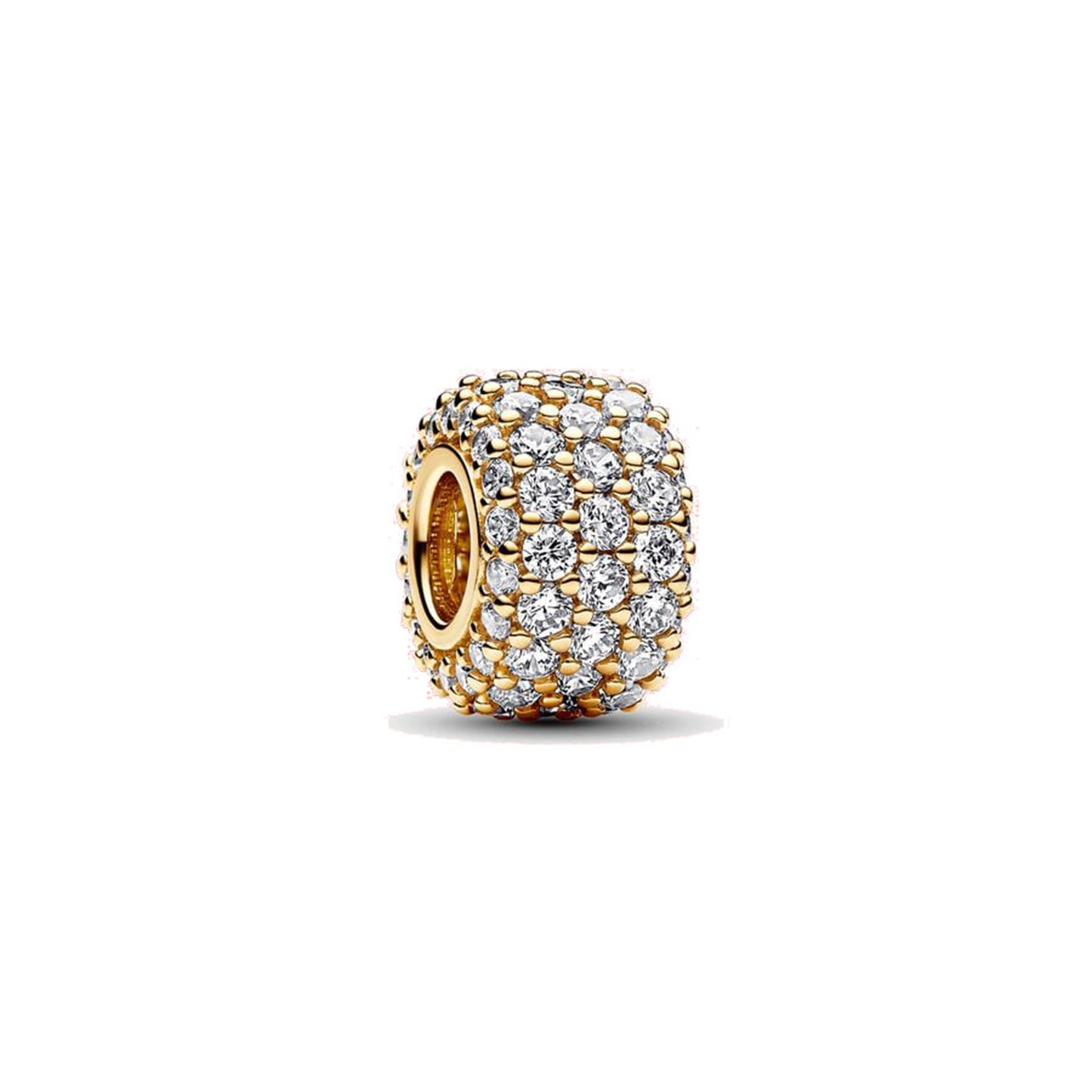 925 Sterling silver Sparkling Zircon BeadingSeries Charm