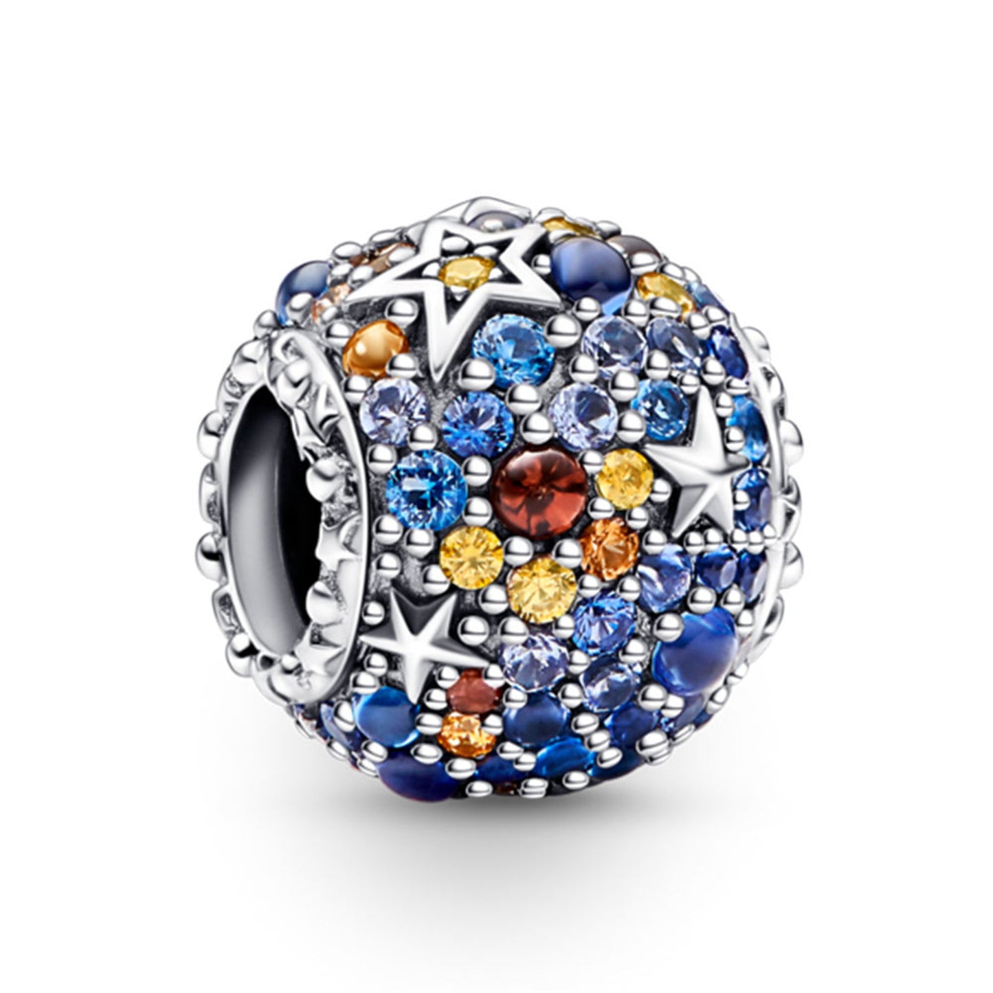 925 Sterling silver Sparkling Zircon BeadingSeries Charm