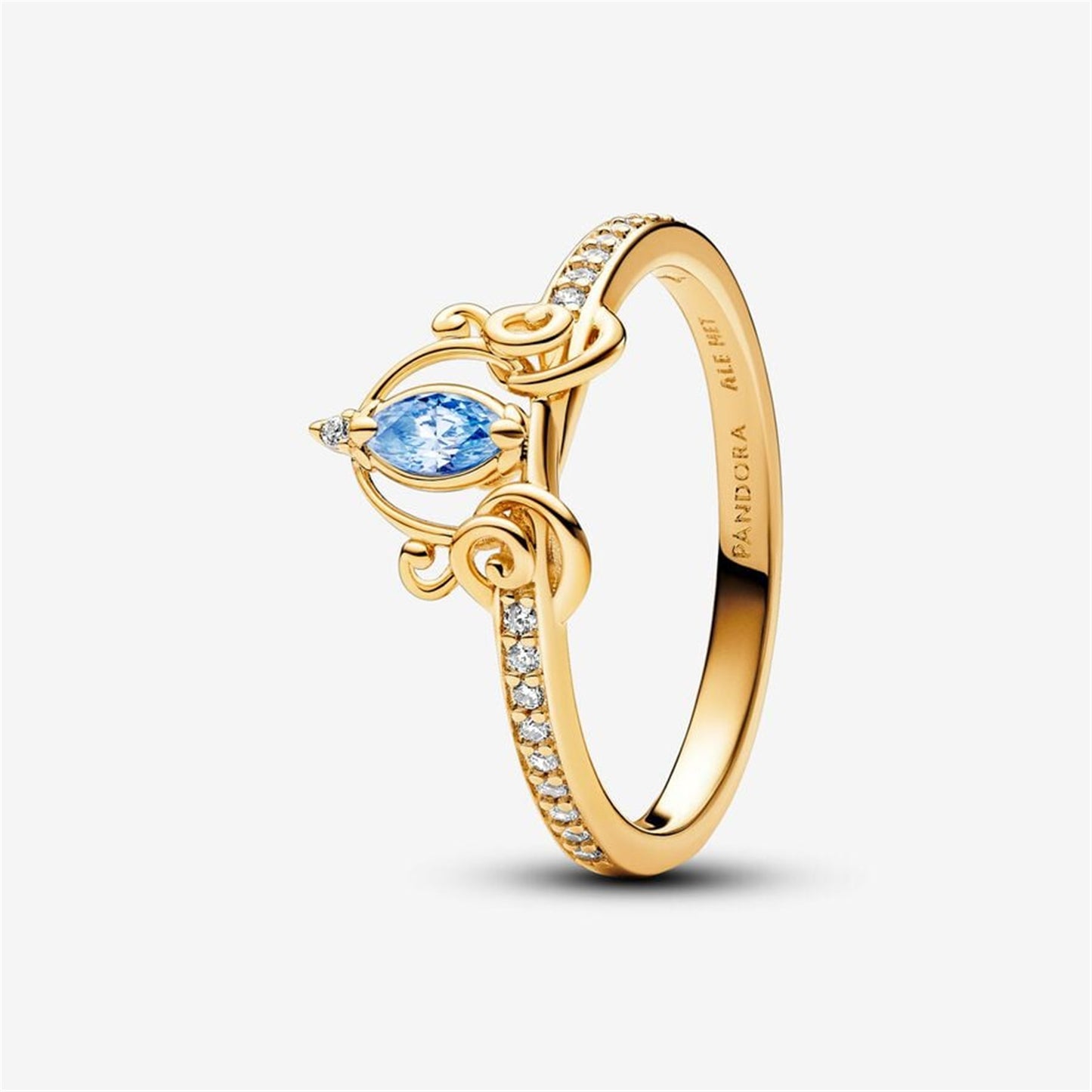 S925 Sterling Silver Disney Cinderella's Carriage Ring