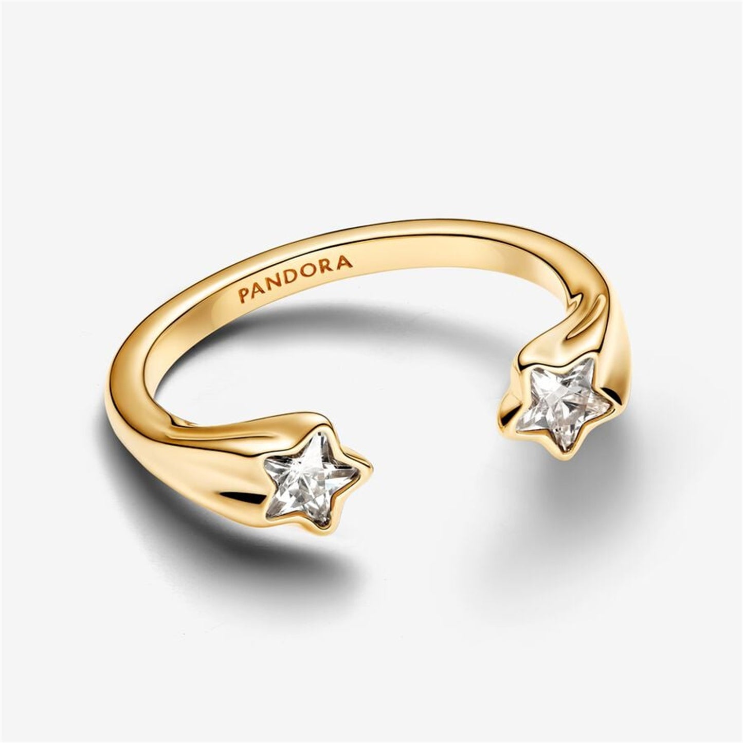 925 Sterling silver Shooting Stars Open Ring