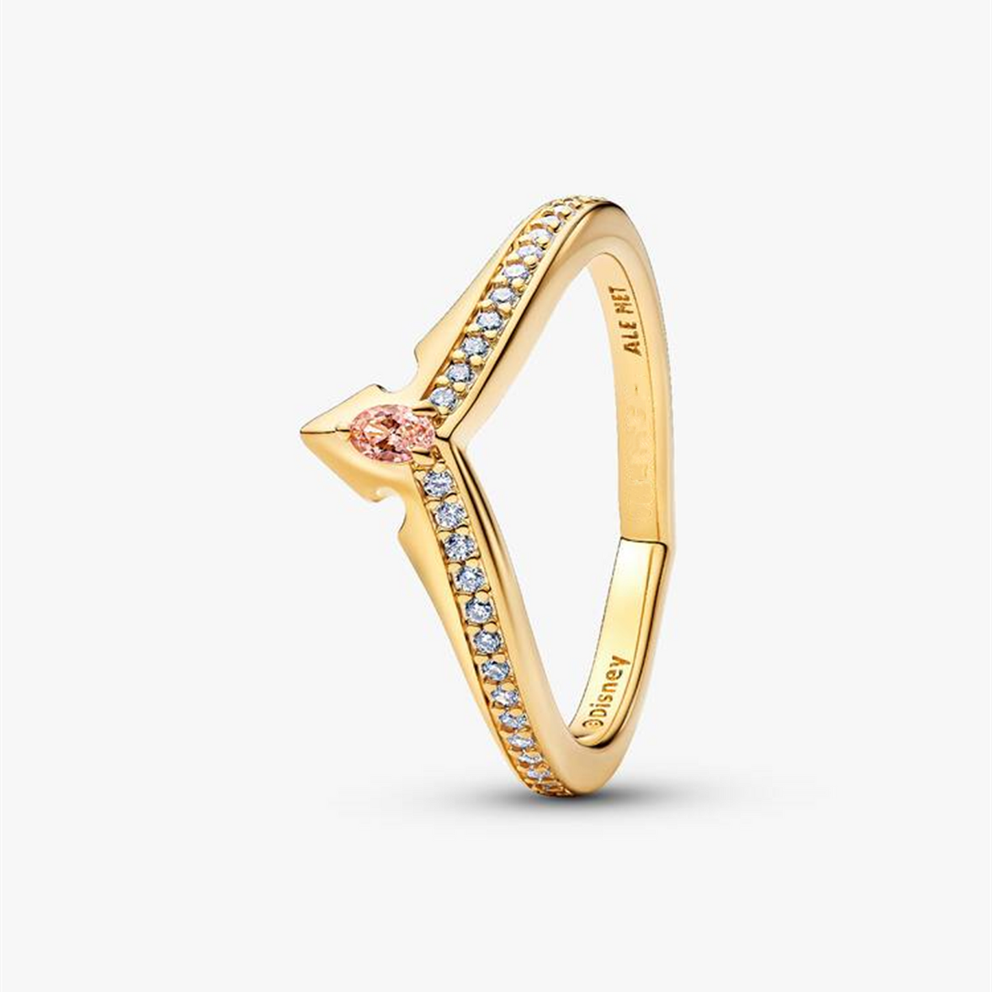 S925 sterling silver Princess Aurora Tiara Ring
