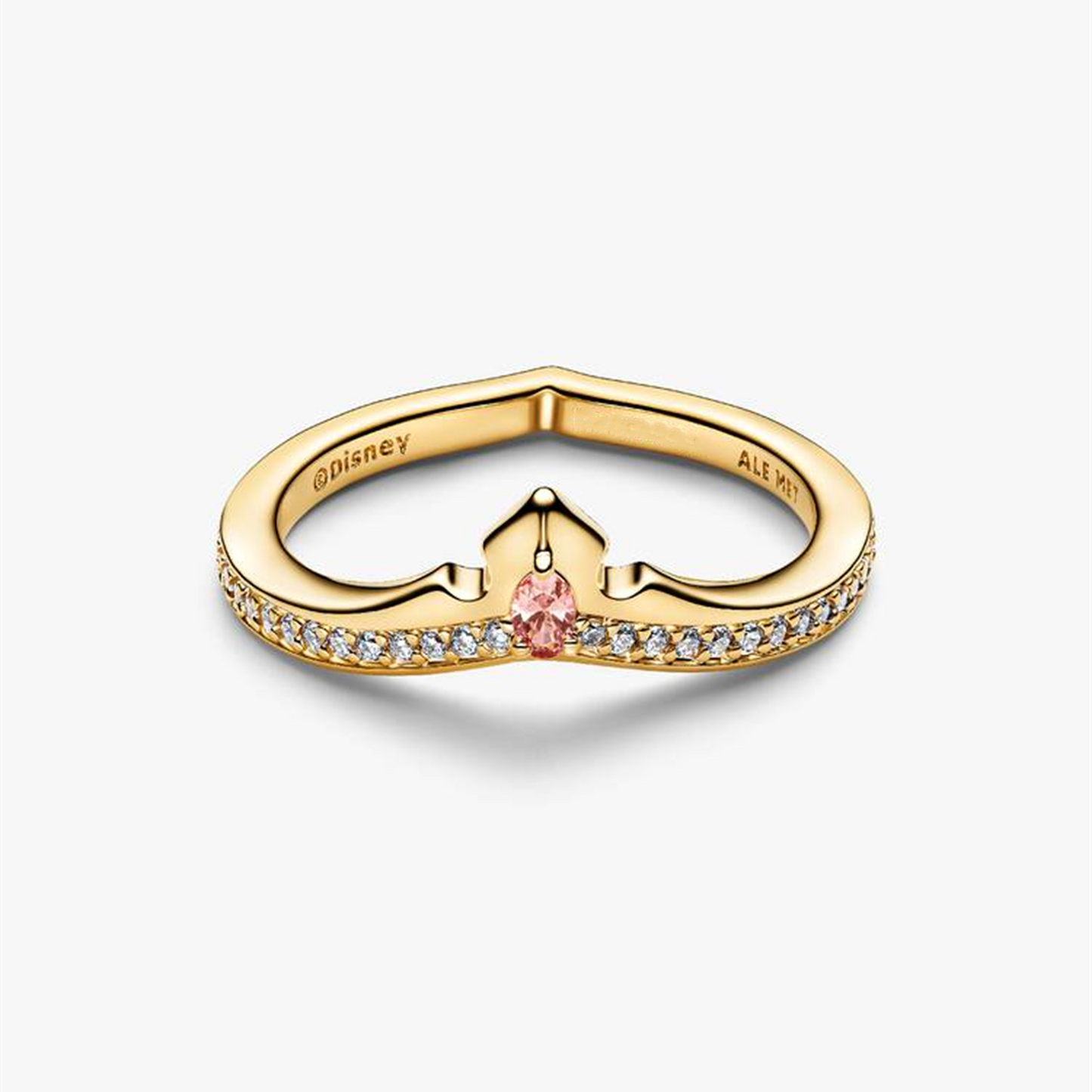 S925 sterling silver Princess Aurora Tiara Ring