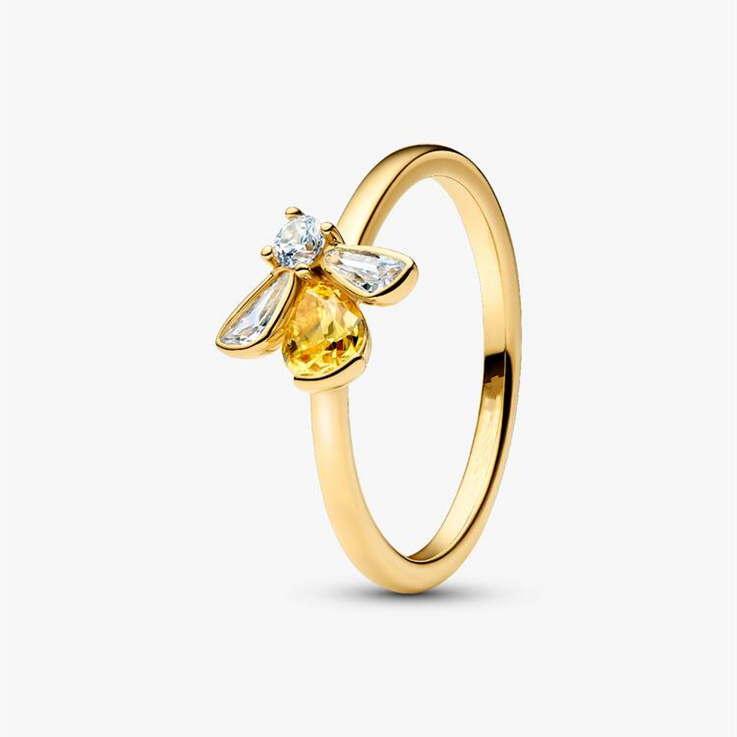 S925 Sterling Silver Honey Bee Ring,Gift trendy jewelry