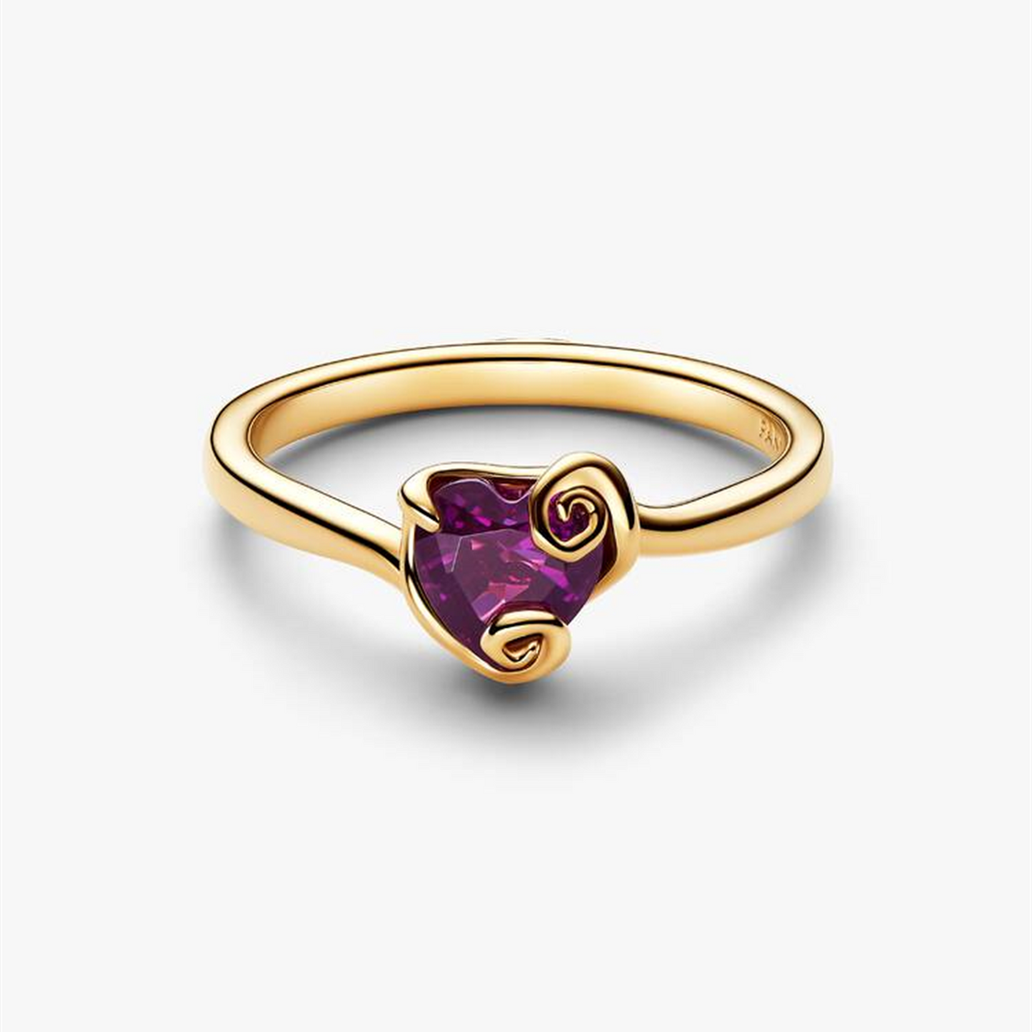 S925 Sterling Silver Nightmare Before Christmas Sally Purple Heart Ring,Gorgeous Jewelry