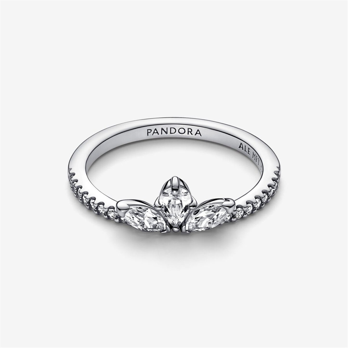 S925 sterling silver Sparkling Herbarium Cluster Ring