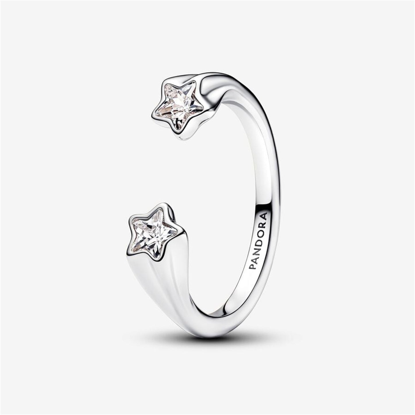 925 Sterling silver Shooting Stars Open Ring