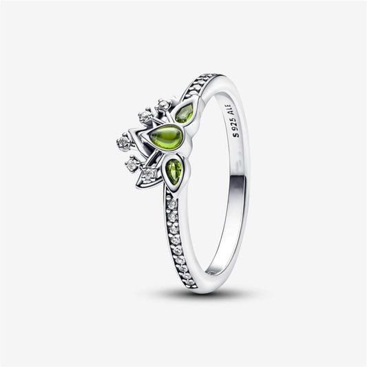 S925 Sterling Silver Princess Tiana Tiara Ring
