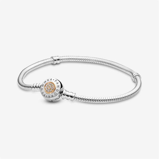 S925 sterling silver Moments Snake Chain Bracelet