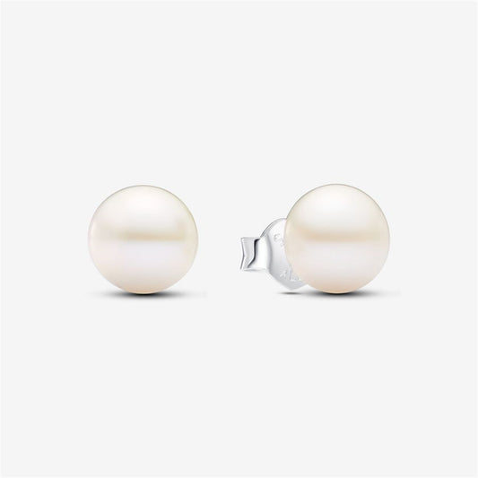 S925 Sterling Silver Treated Freshwater Cultured Pearl 7mm Stud Earrings