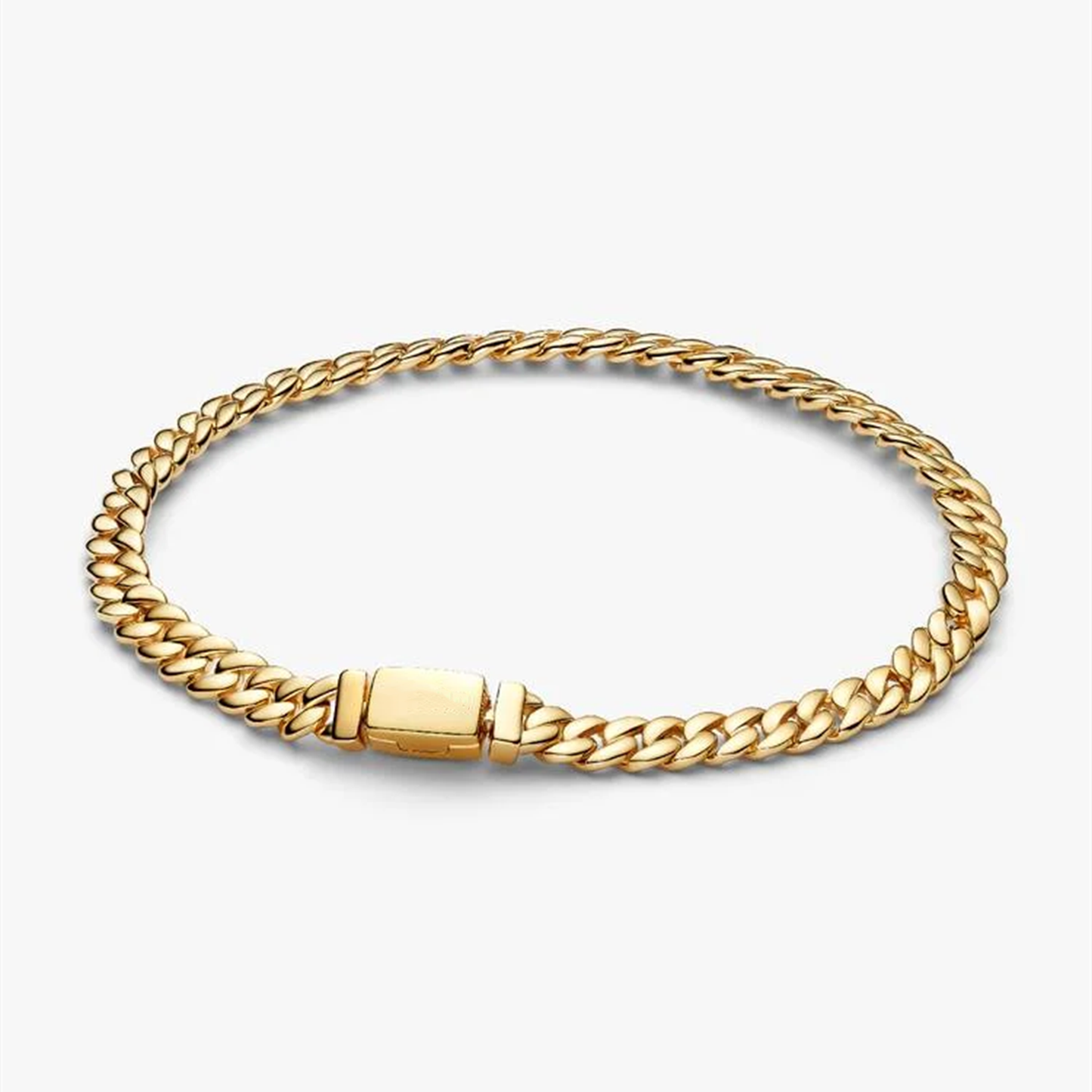 S925 Sterling Silver Cuban Chain Bracelet,Brilliant Bracelet,Anniversary Gifts